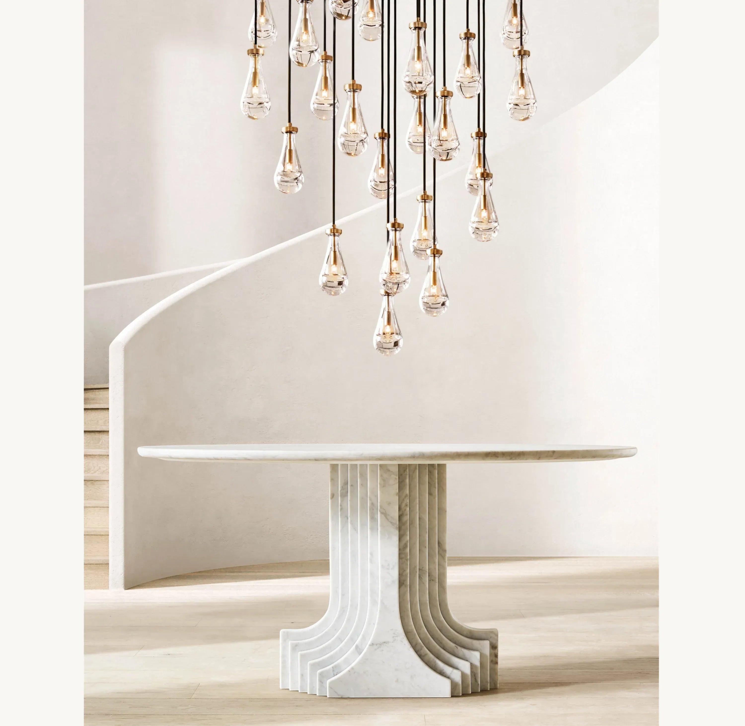 Rain Round Chandelier 18", 36", 47", 60"-Briglighting