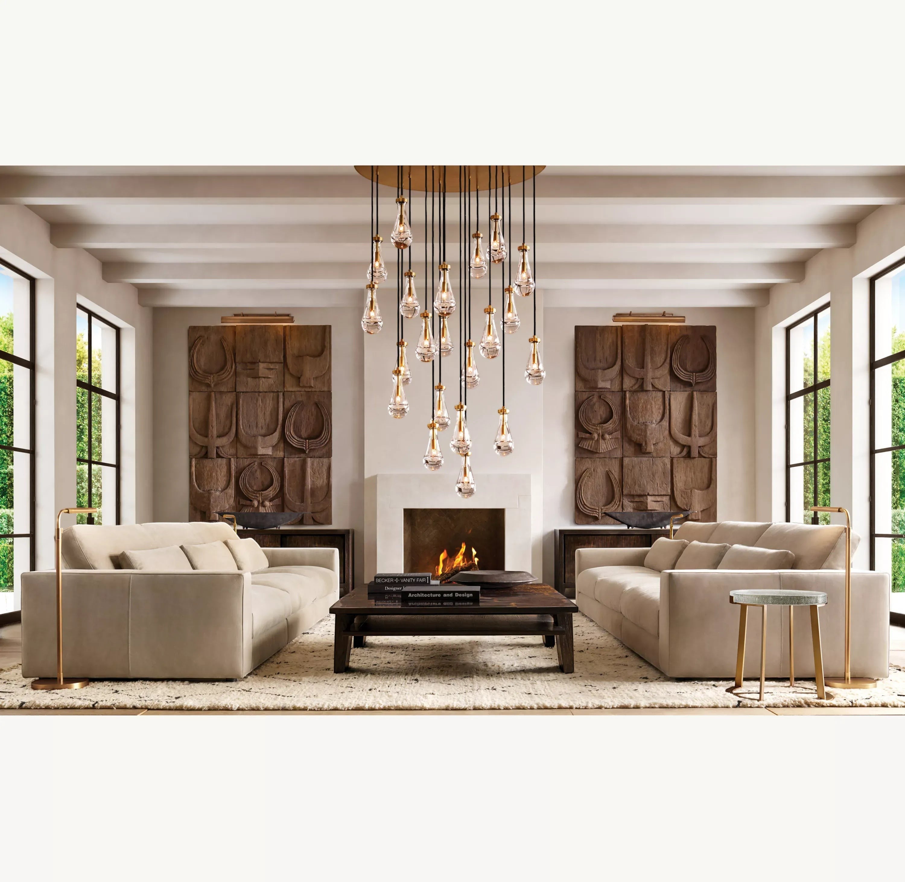 Rain Round Chandelier 18", 36", 47", 60"-Briglighting