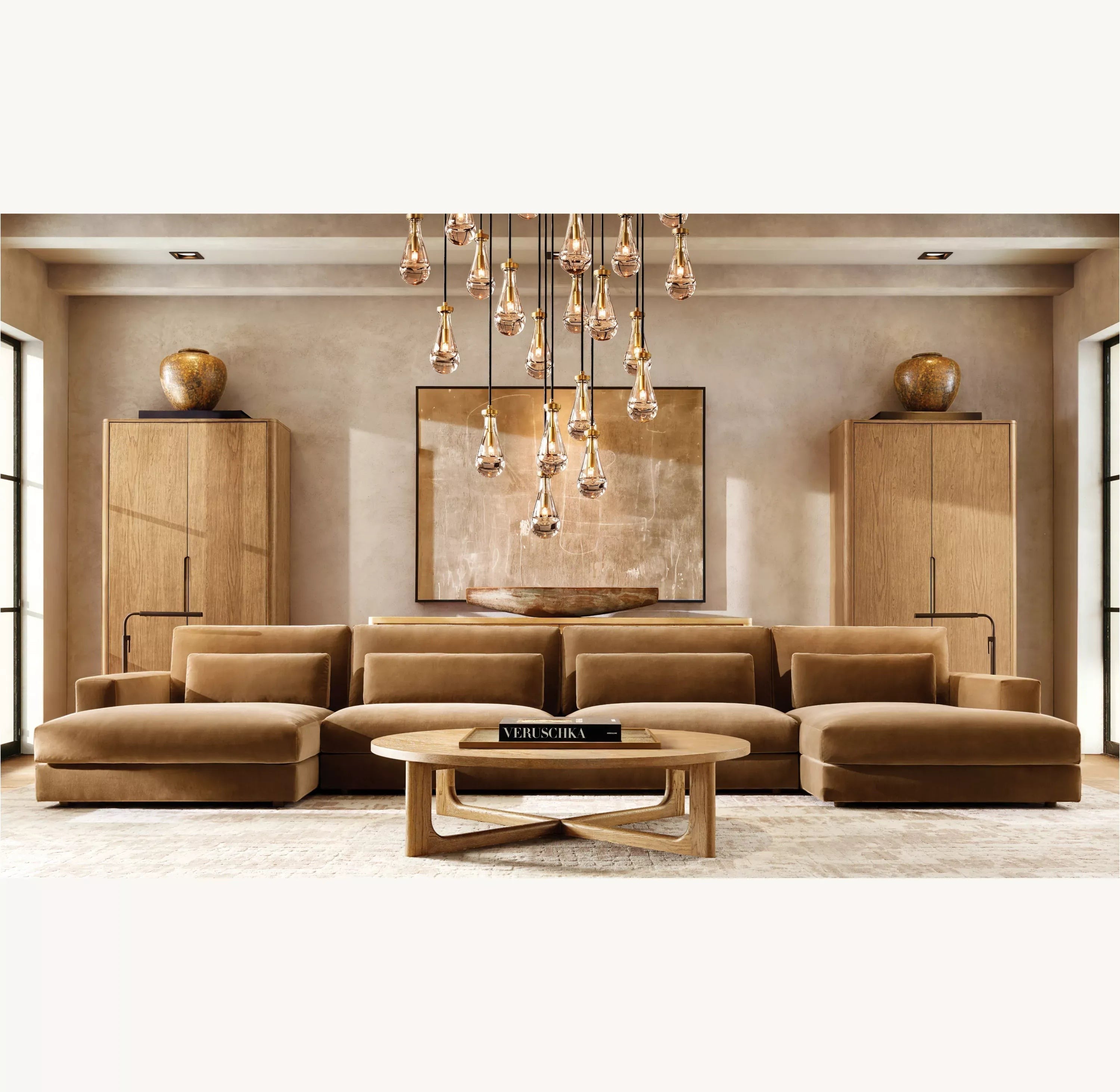 Rain Round Chandelier 18", 36", 47", 60"-Briglighting