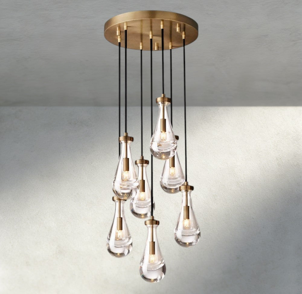 Rain Round Chandelier 18", 36", 47", 60"-Briglighting