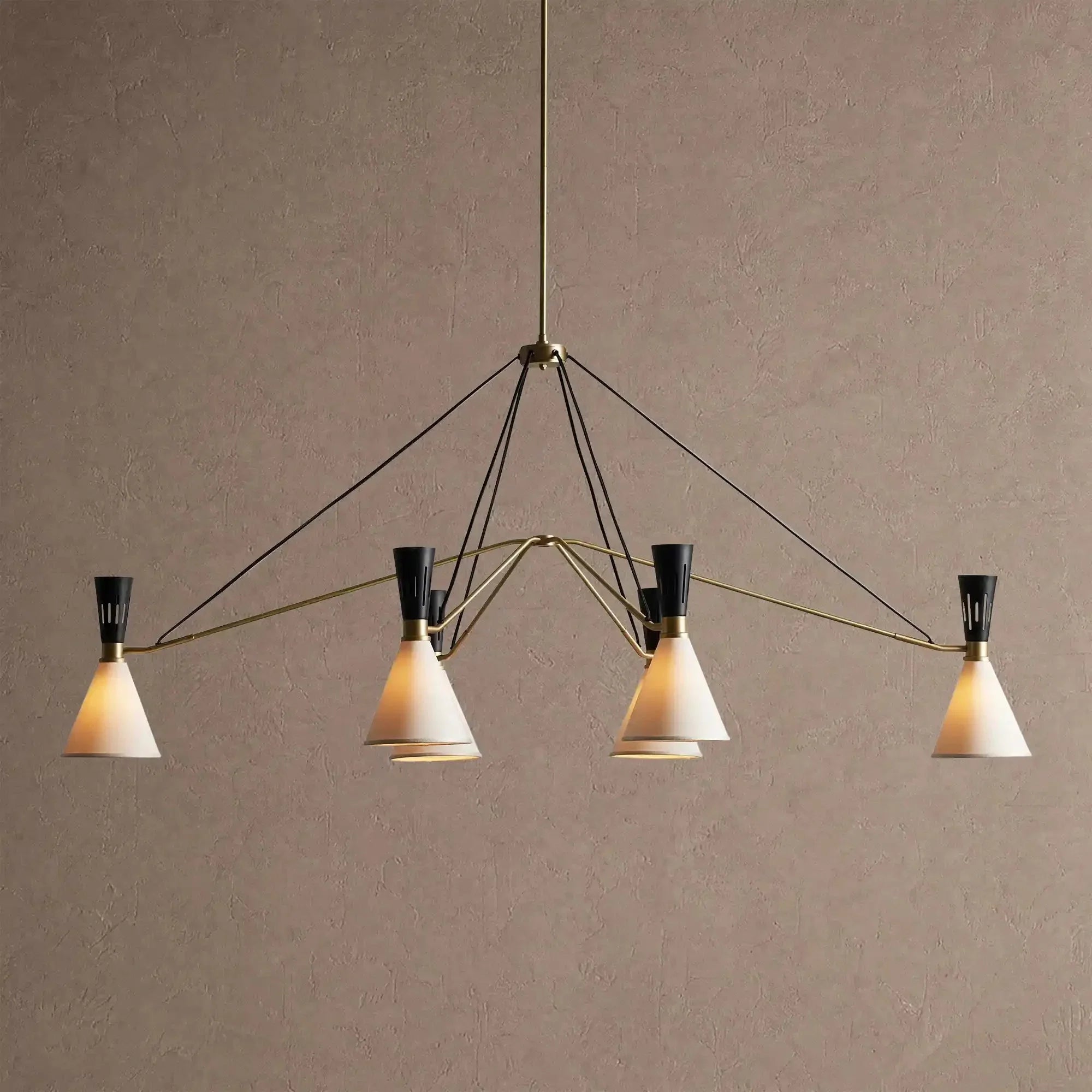 Ramsey 6-Light Linear Chandelier - Briglighting