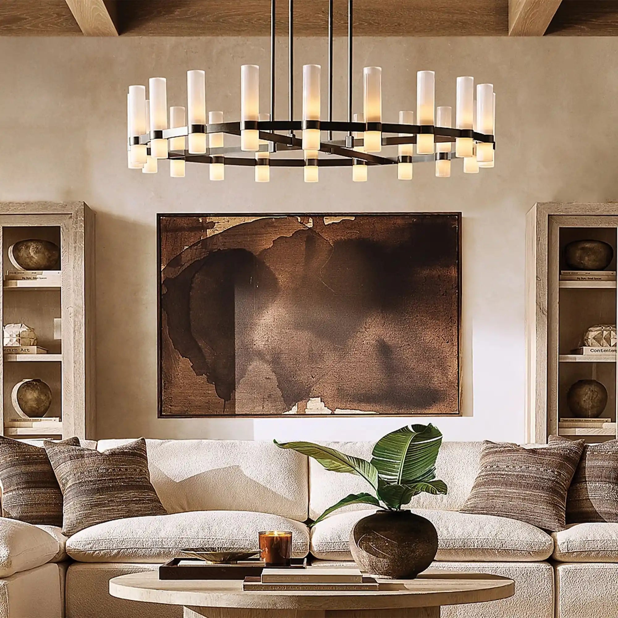 Ravelle Round Chandelier 36", 48", 60"