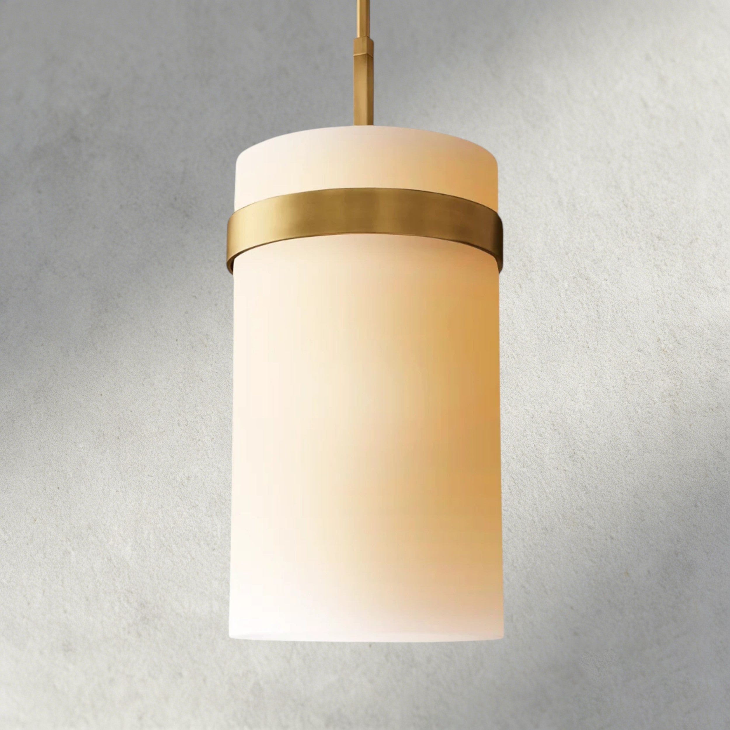 Ravelle Milk Glass Pendant 5", 8", 10", 12"-Pendant Lamp-Briglighting