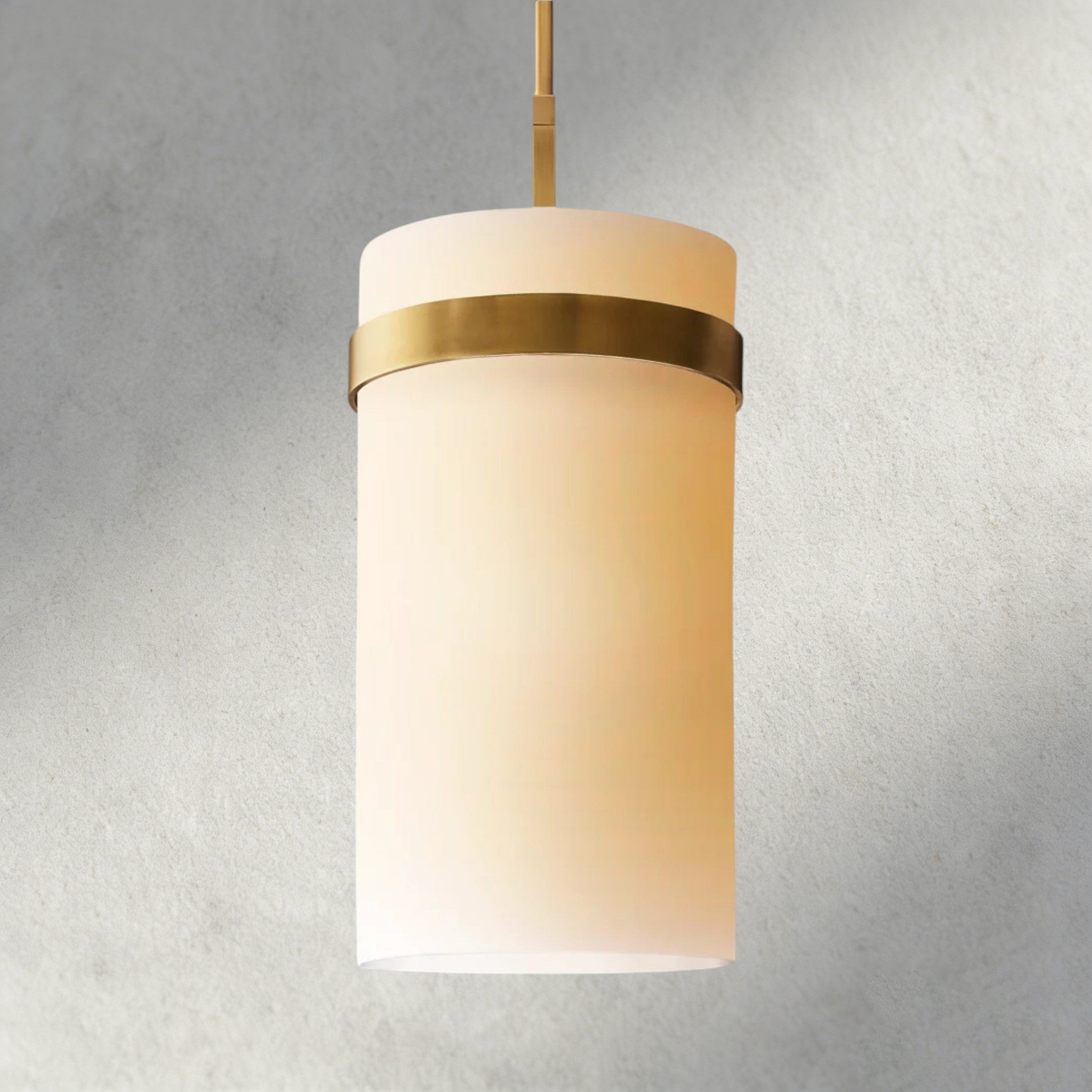 Ravelle Milk Glass Pendant 5", 8", 10", 12"-Pendant Lamp-Briglighting