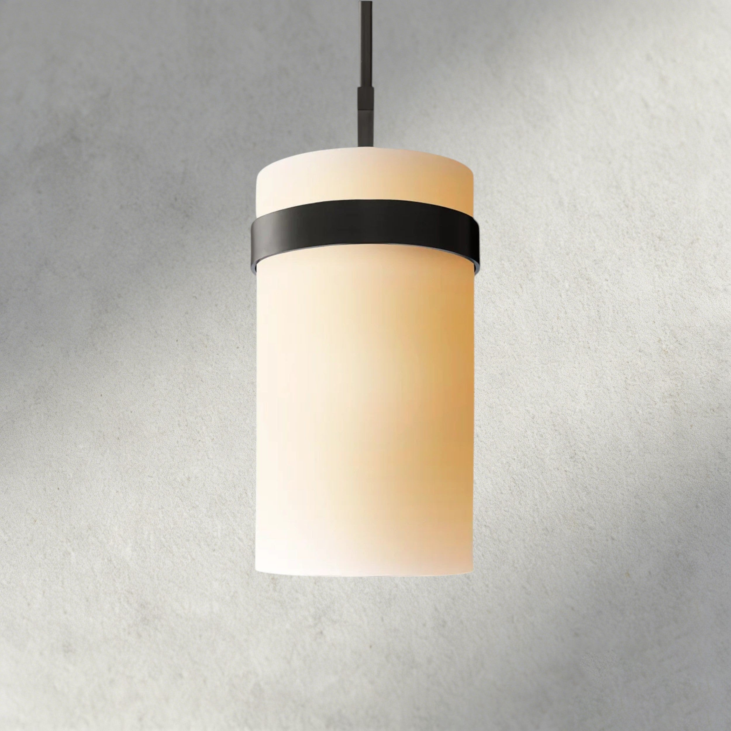 Ravelle Milk Glass Pendant 5", 8", 10", 12"-Pendant Lamp-Briglighting