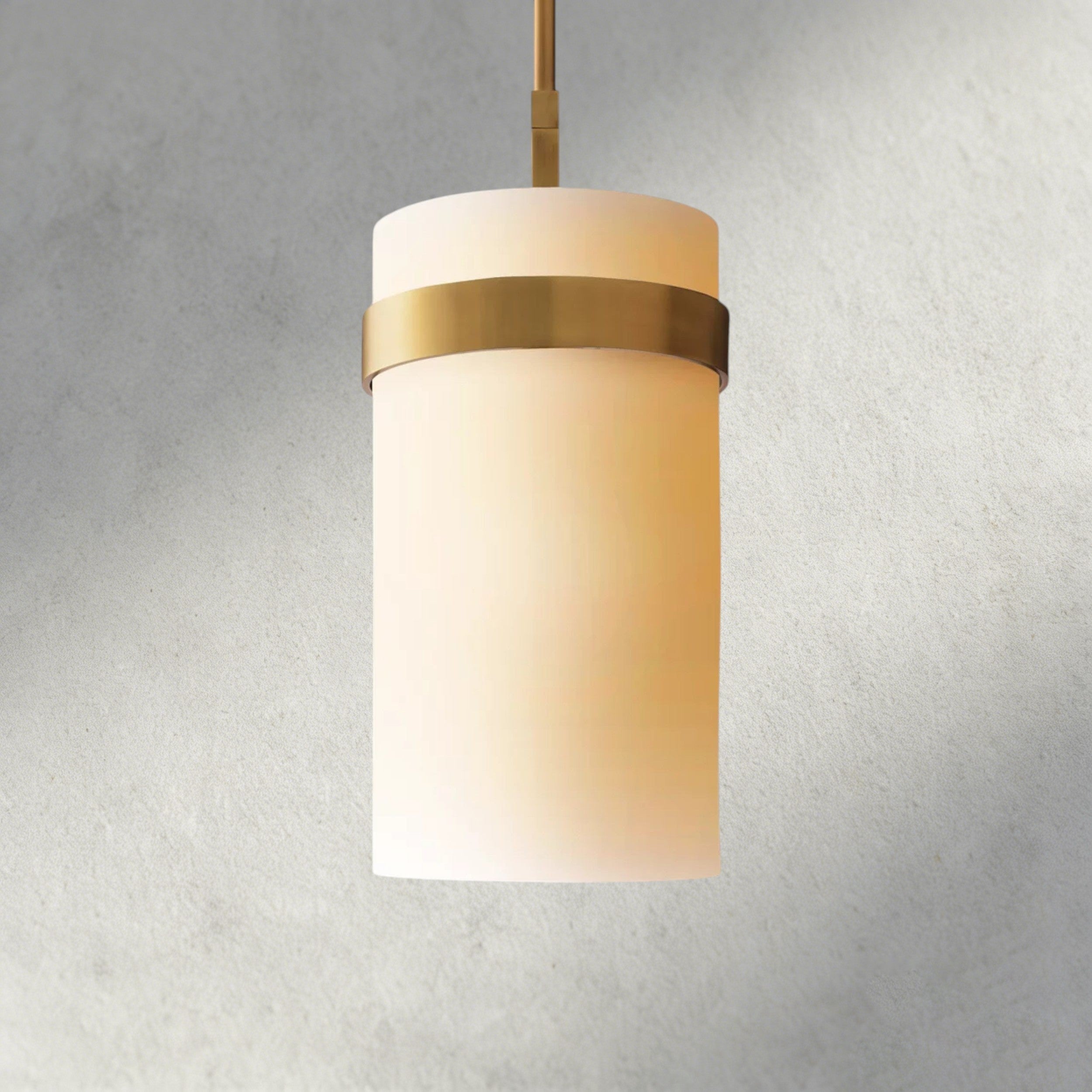 Ravelle Milk Glass Pendant 5", 8", 10", 12"-Pendant Lamp-Briglighting