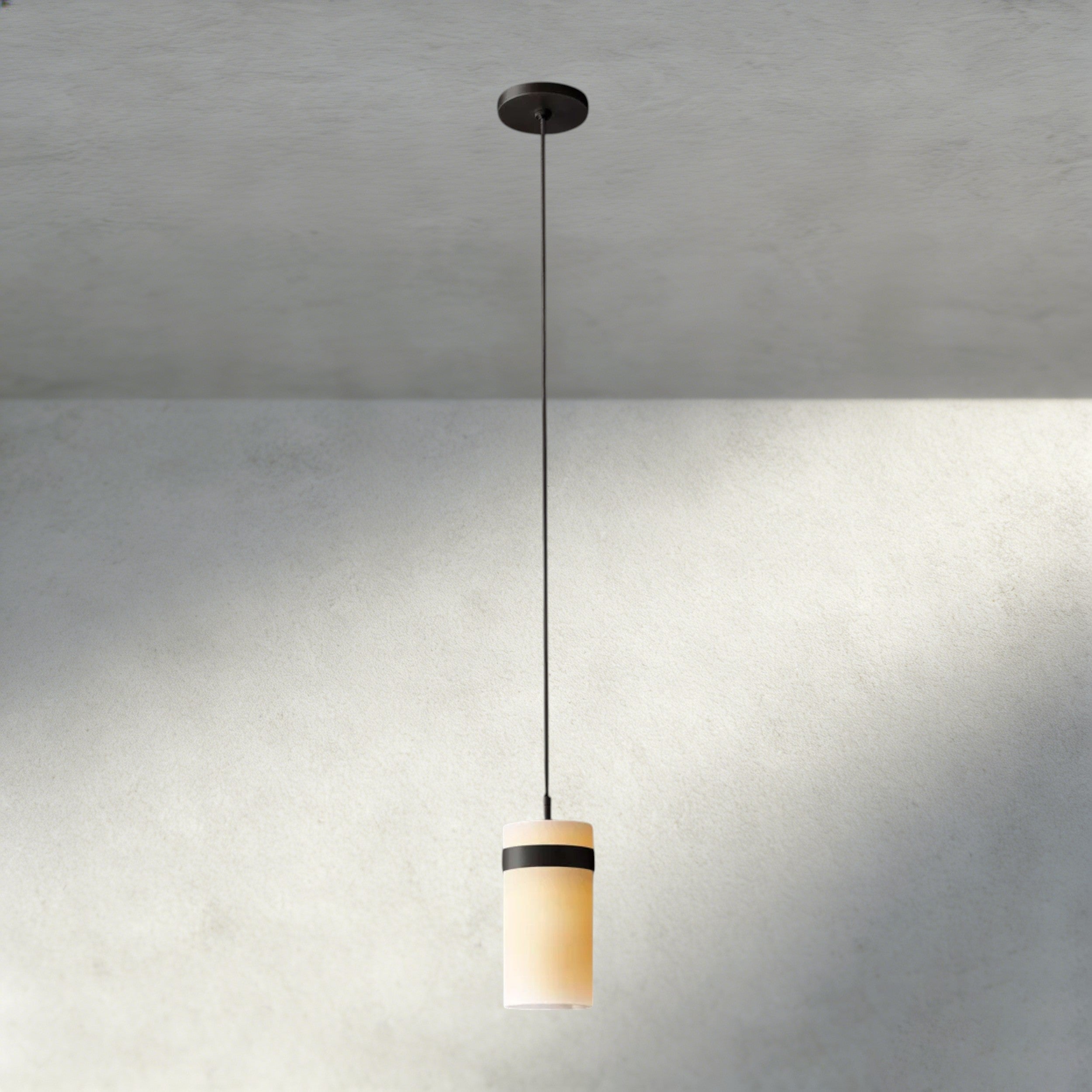 Ravelle Milk Glass Pendant 5", 8", 10", 12"-Pendant Lamp-Briglighting