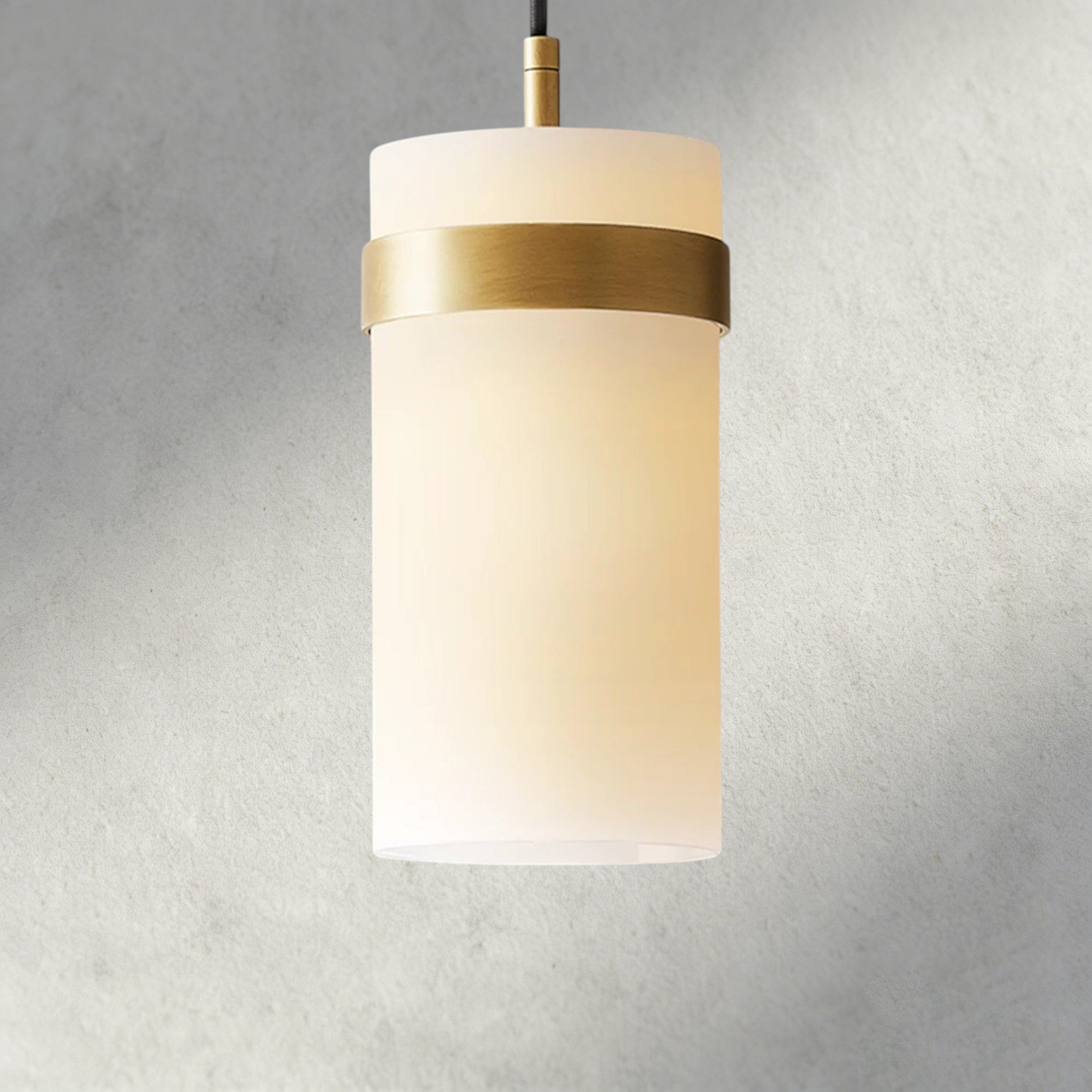 Ravelle Milk Glass Pendant 5", 8", 10", 12"-Pendant Lamp-Briglighting
