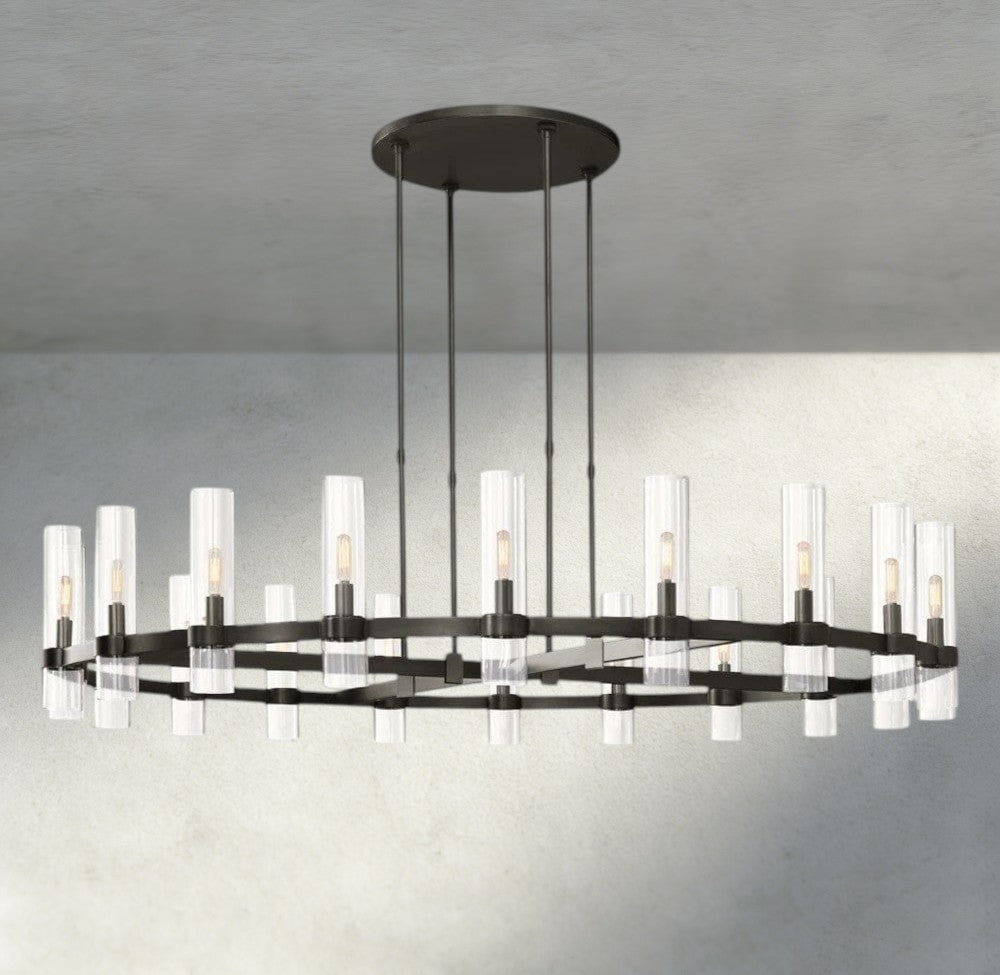 Ravelle Round Chandelier 36", 48", 60"-Briglighting