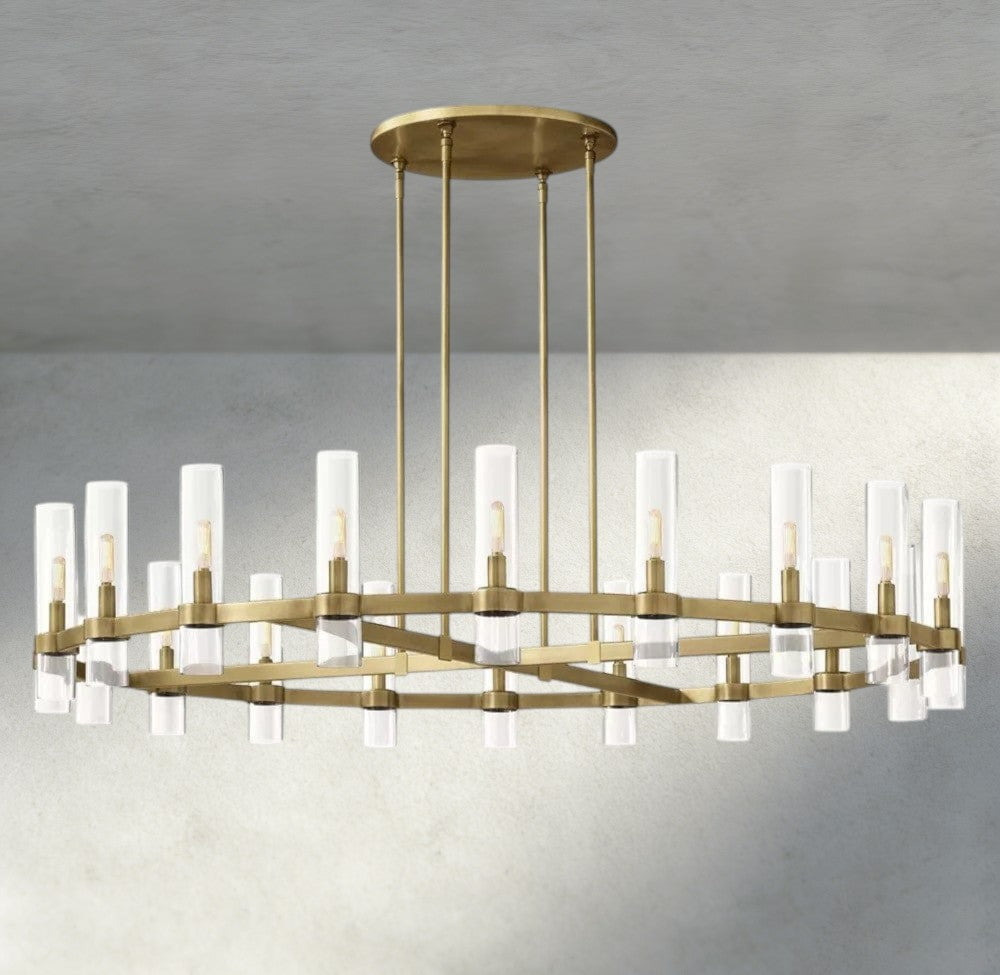 Ravelle Round Chandelier 36", 48", 60"-Briglighting