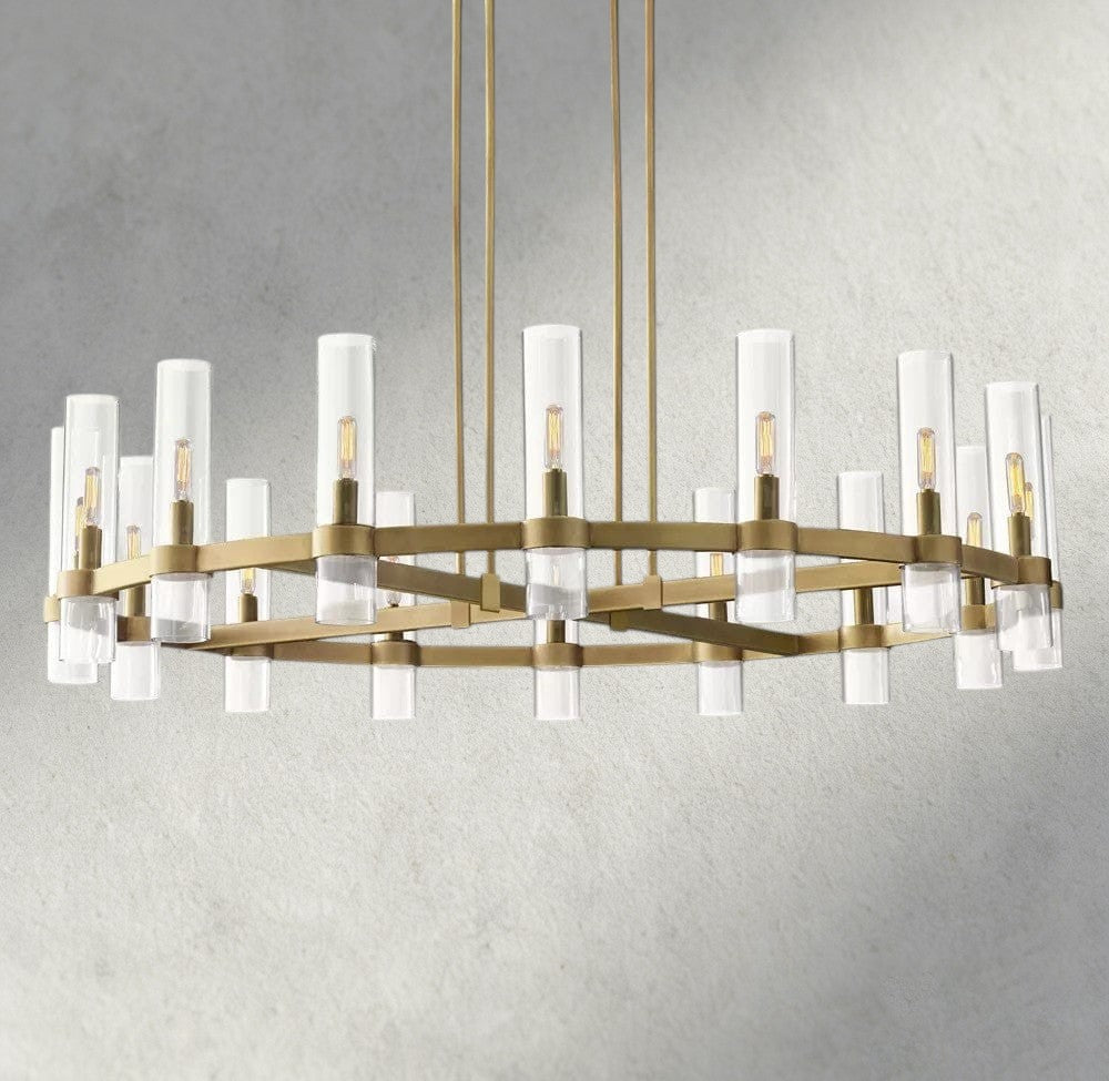 Ravelle Round Chandelier 36", 48", 60"-Briglighting