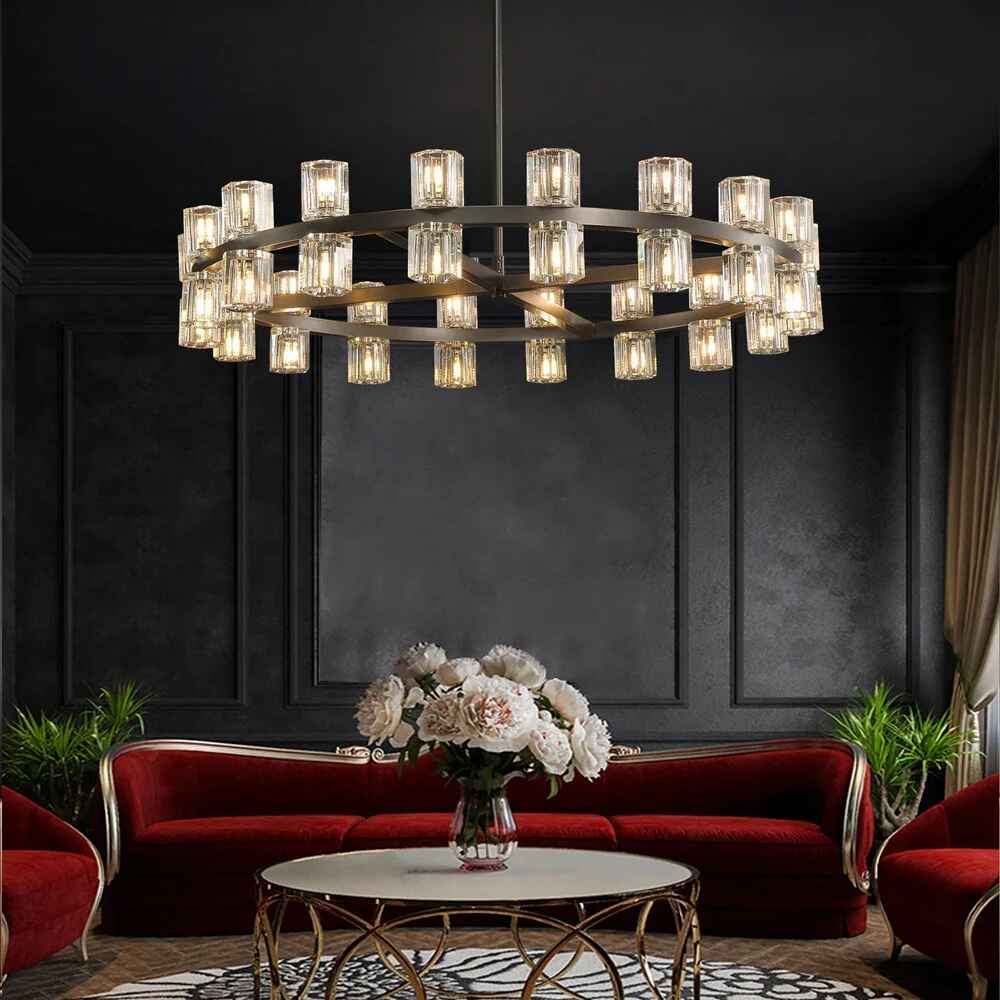 Arcachon LED Round Chandelier 36", 48", 60"