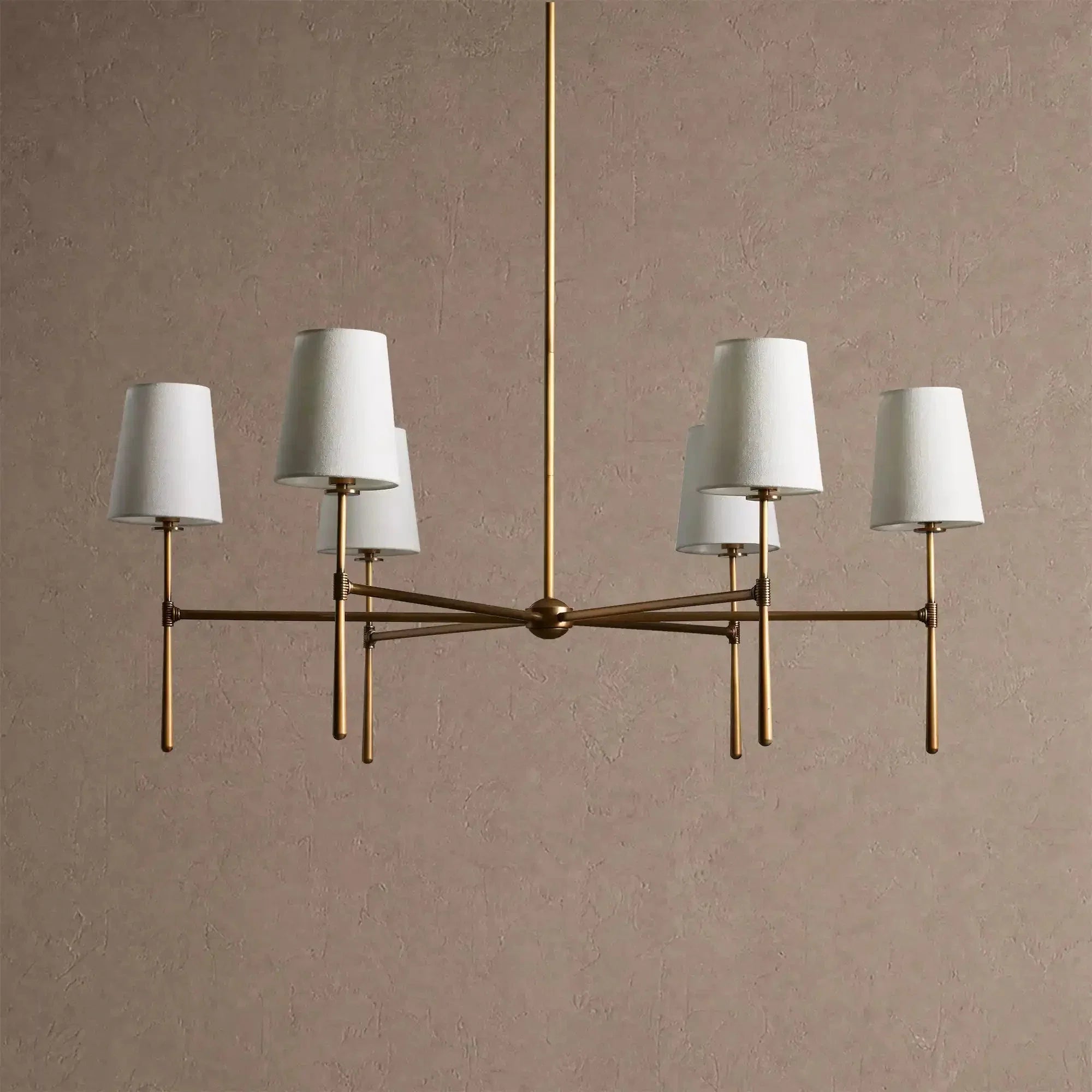 Rhodas Round Chandelier - 5-LightBrassBriglighting