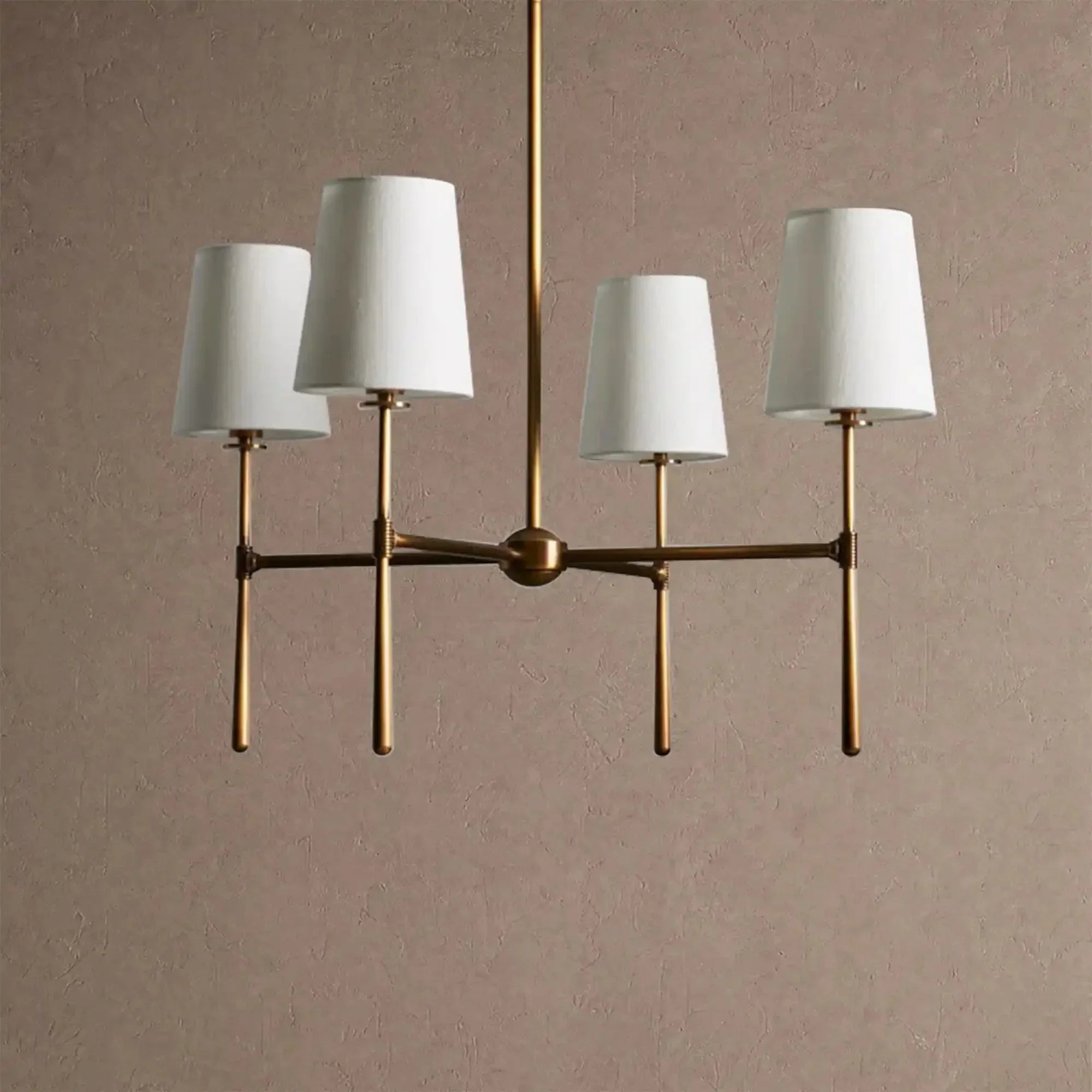 Rhodas Round Chandelier - 4-LightBrassBriglighting