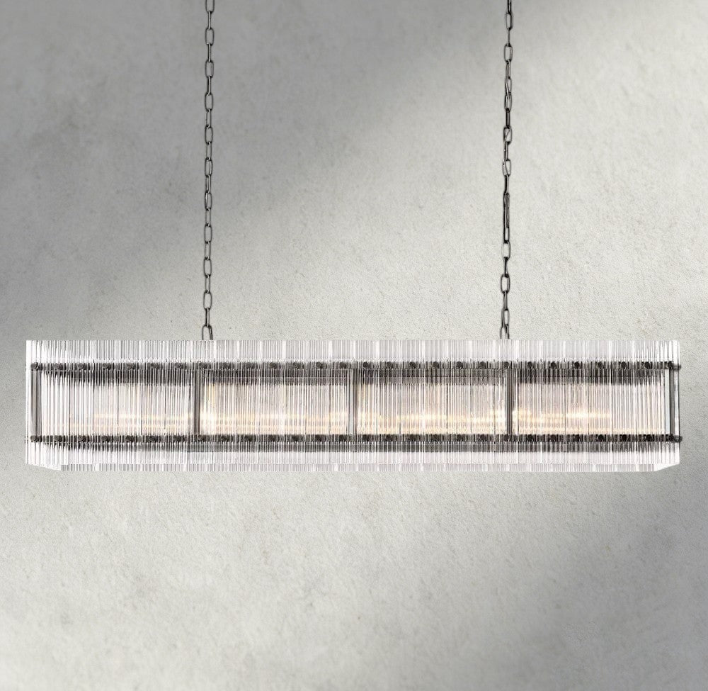 San Marco Rectangular Chandelier 54", 72"-chandelier-Briglighting
