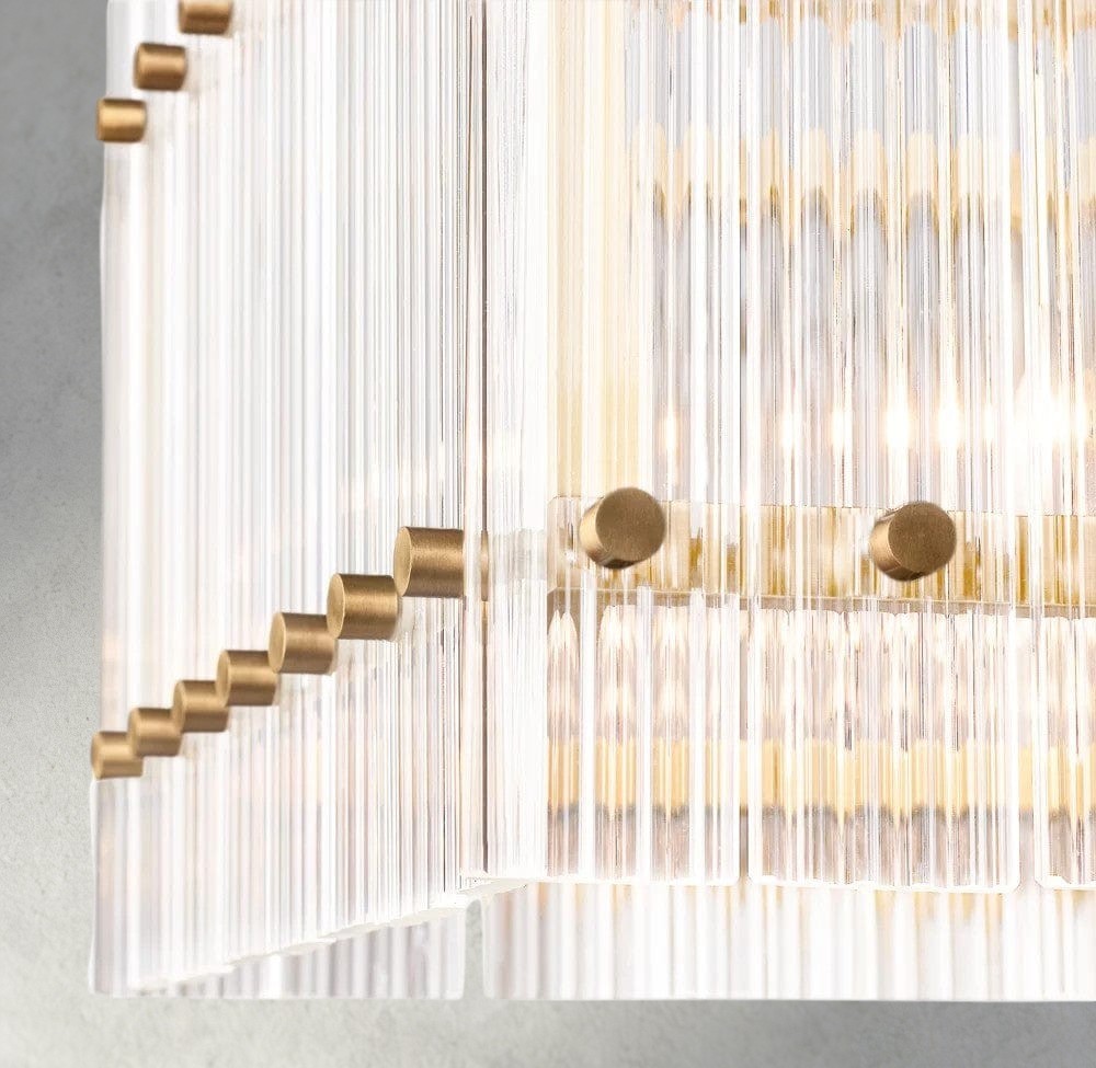 San Marco Rectangular Chandelier 54", 72"-chandelier-Briglighting