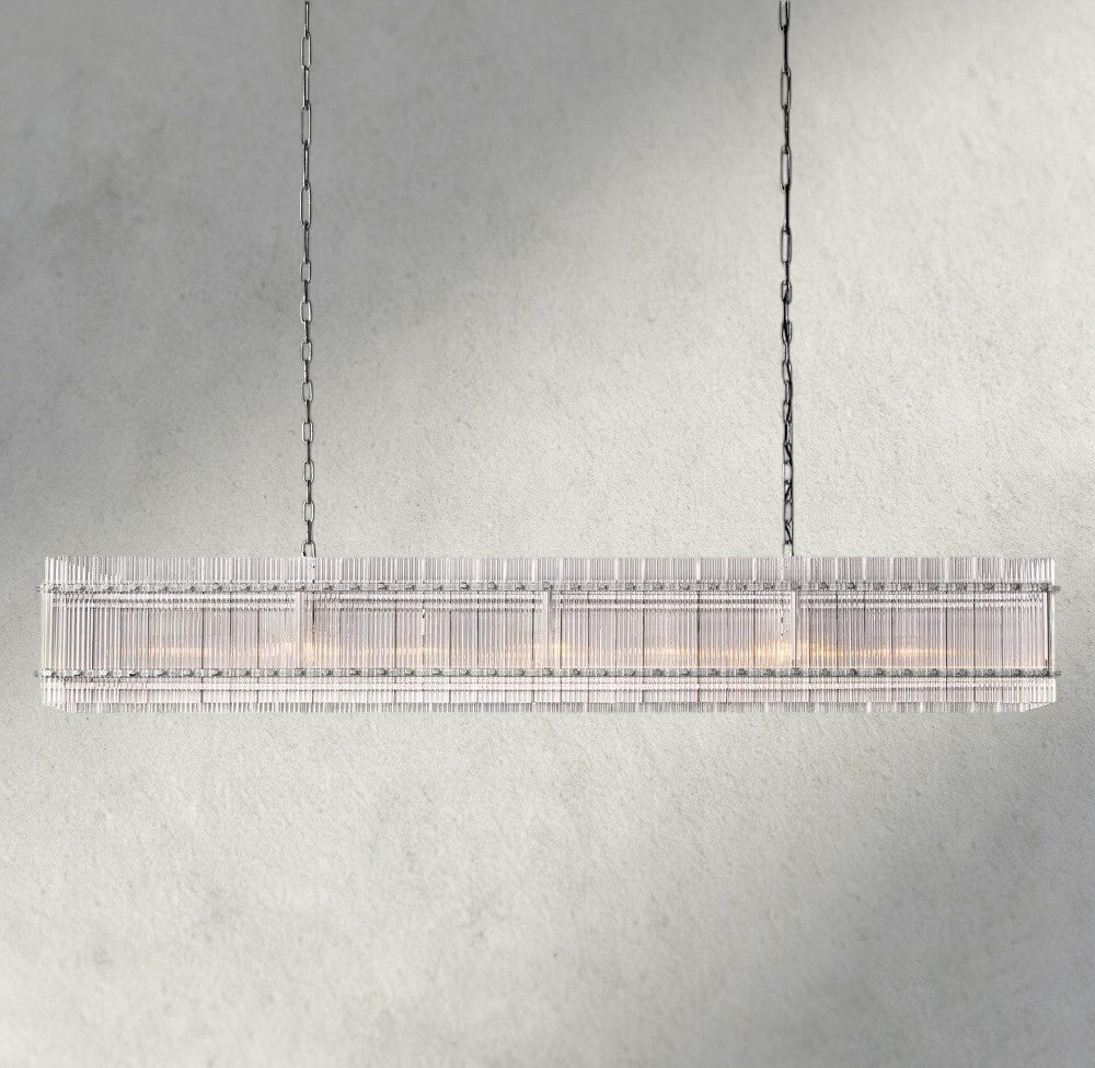 San Marco Rectangular Chandelier 54", 72"-chandelier-Briglighting
