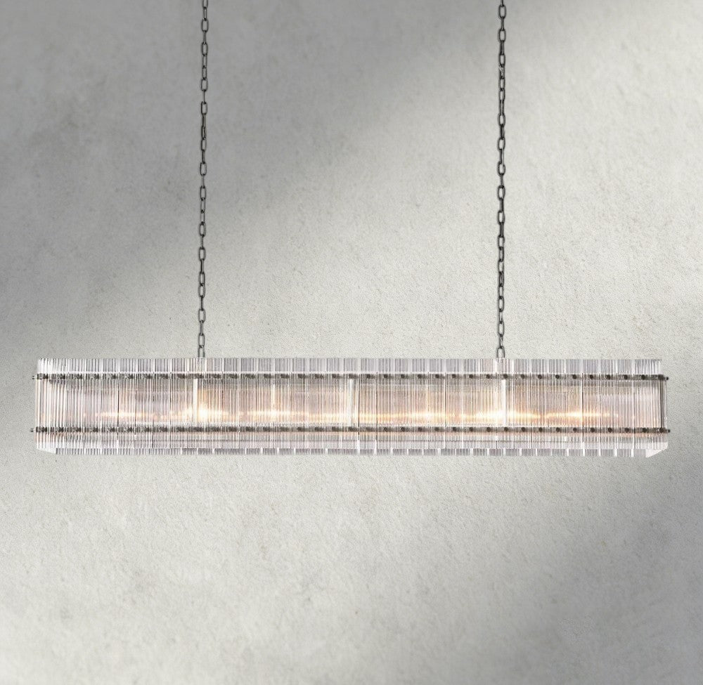 San Marco Rectangular Chandelier 54", 72"-chandelier-Briglighting