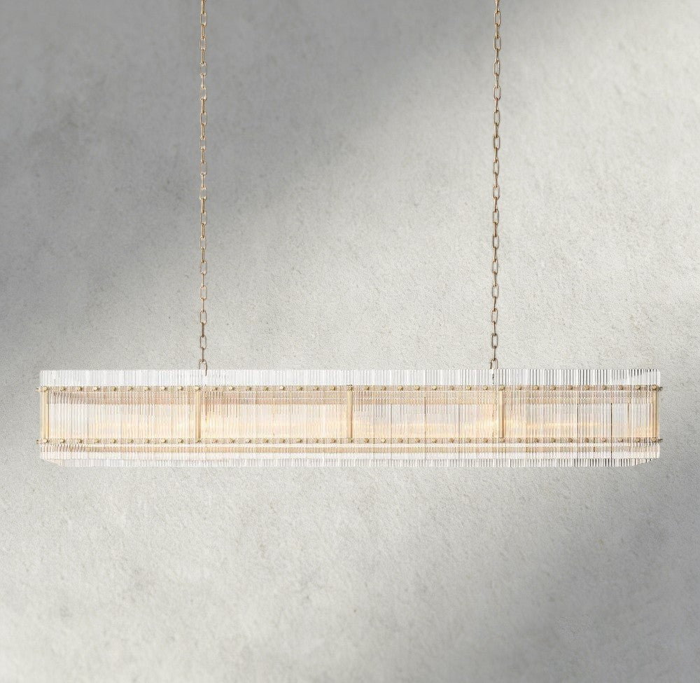 San Marco Rectangular Chandelier 54", 72"-chandelier-Briglighting