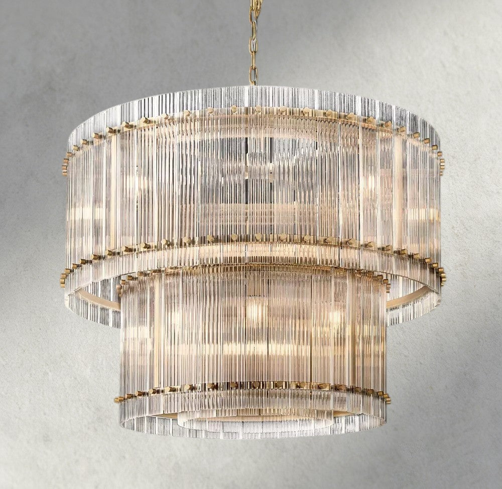 San Marco Two-Tier Round Chandelier 22", 37", 48", 60"-chandelier-Briglighting