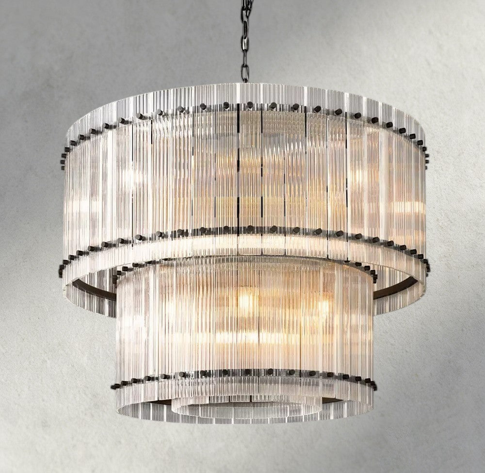 San Marco Two-Tier Round Chandelier 22", 37", 48", 60"-chandelier-Briglighting