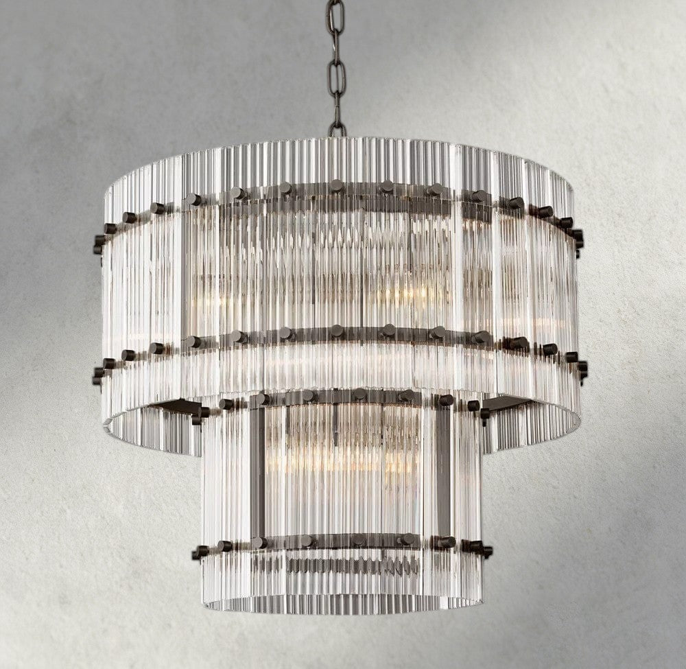 San Marco Two-Tier Round Chandelier 22", 37", 48", 60"-chandelier-Briglighting