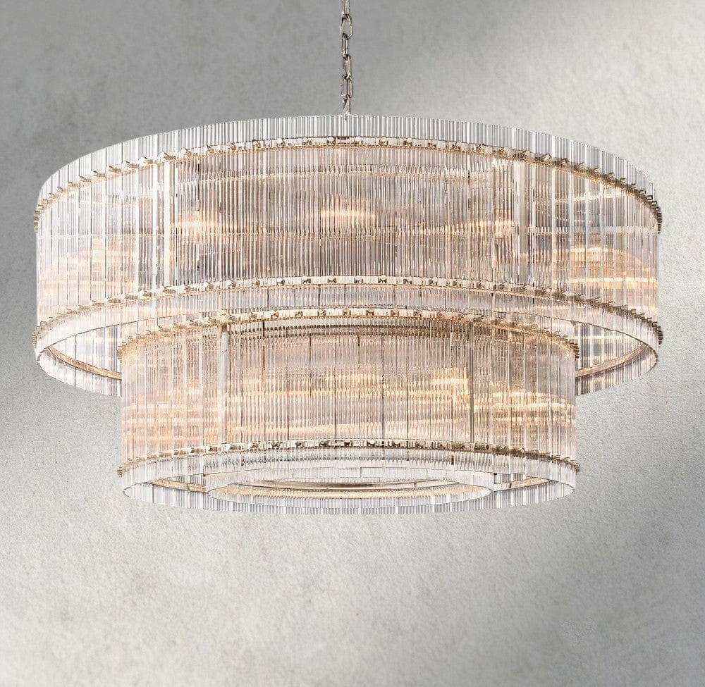 San Marco Two-Tier Round Chandelier 22", 37", 48", 60"-chandelier-Briglighting