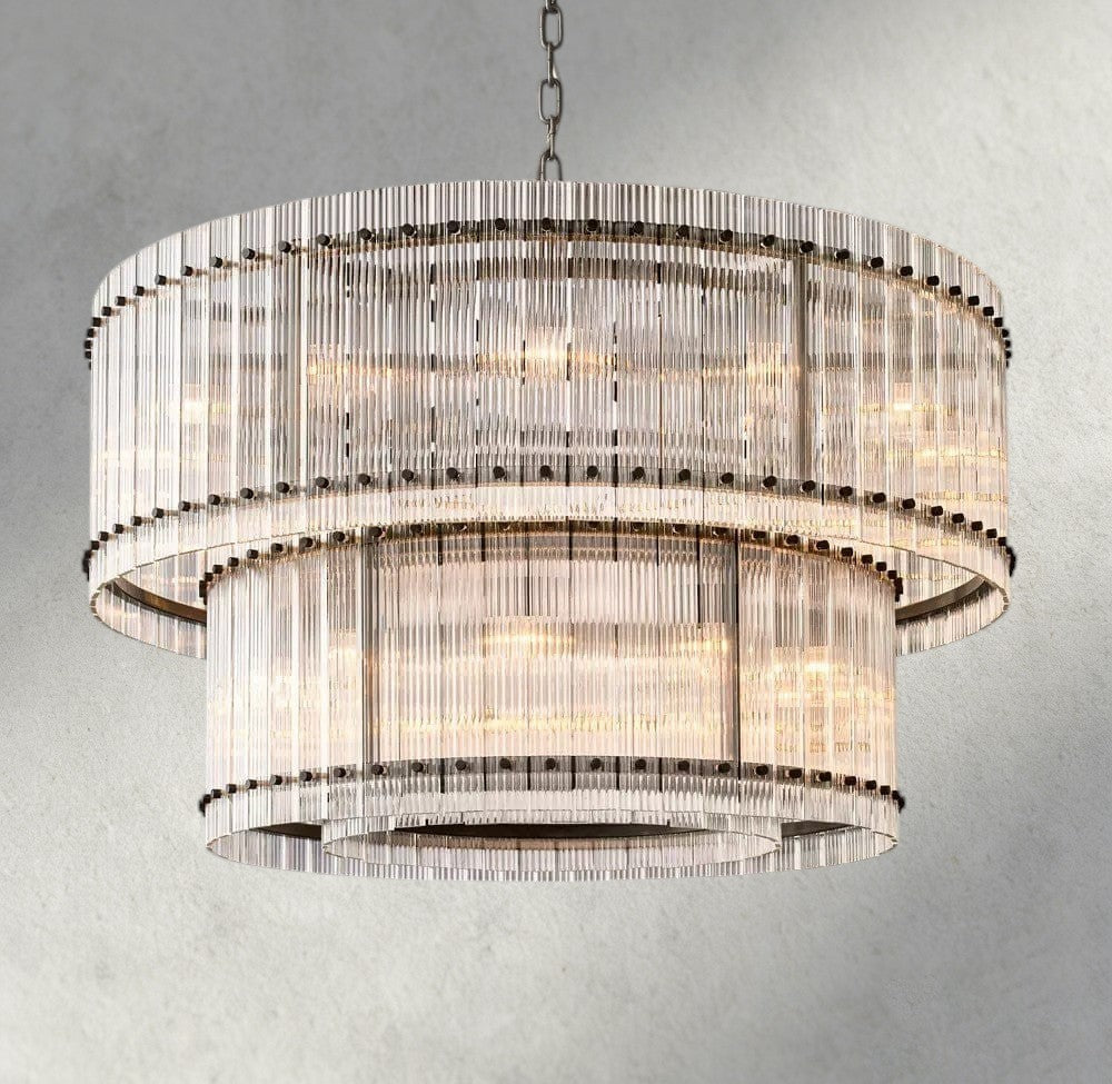 San Marco Two-Tier Round Chandelier 22", 37", 48", 60"-chandelier-Briglighting