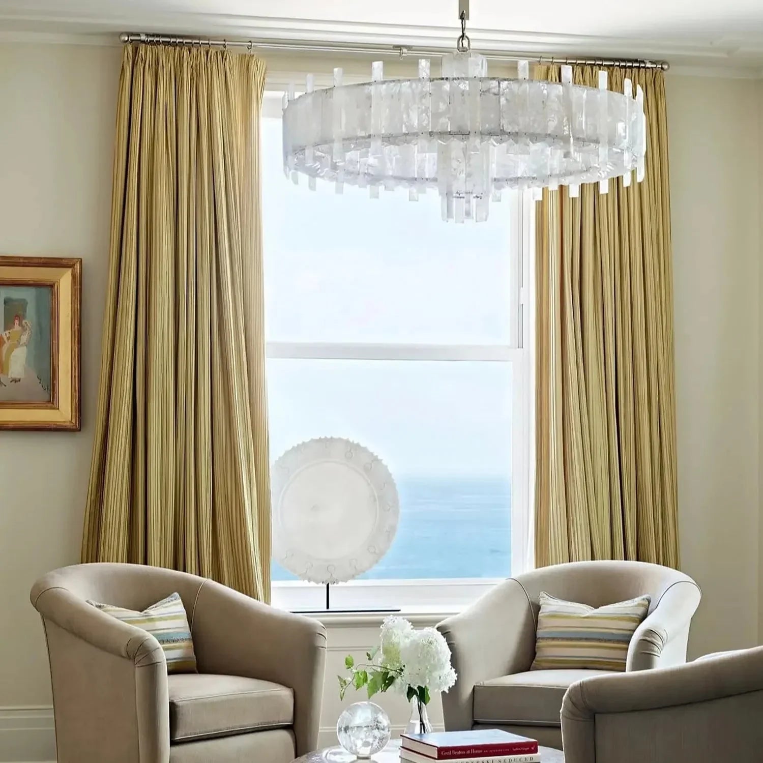 Saturn chandelier - CDR SATURN TRANSPARENT-Briglighting