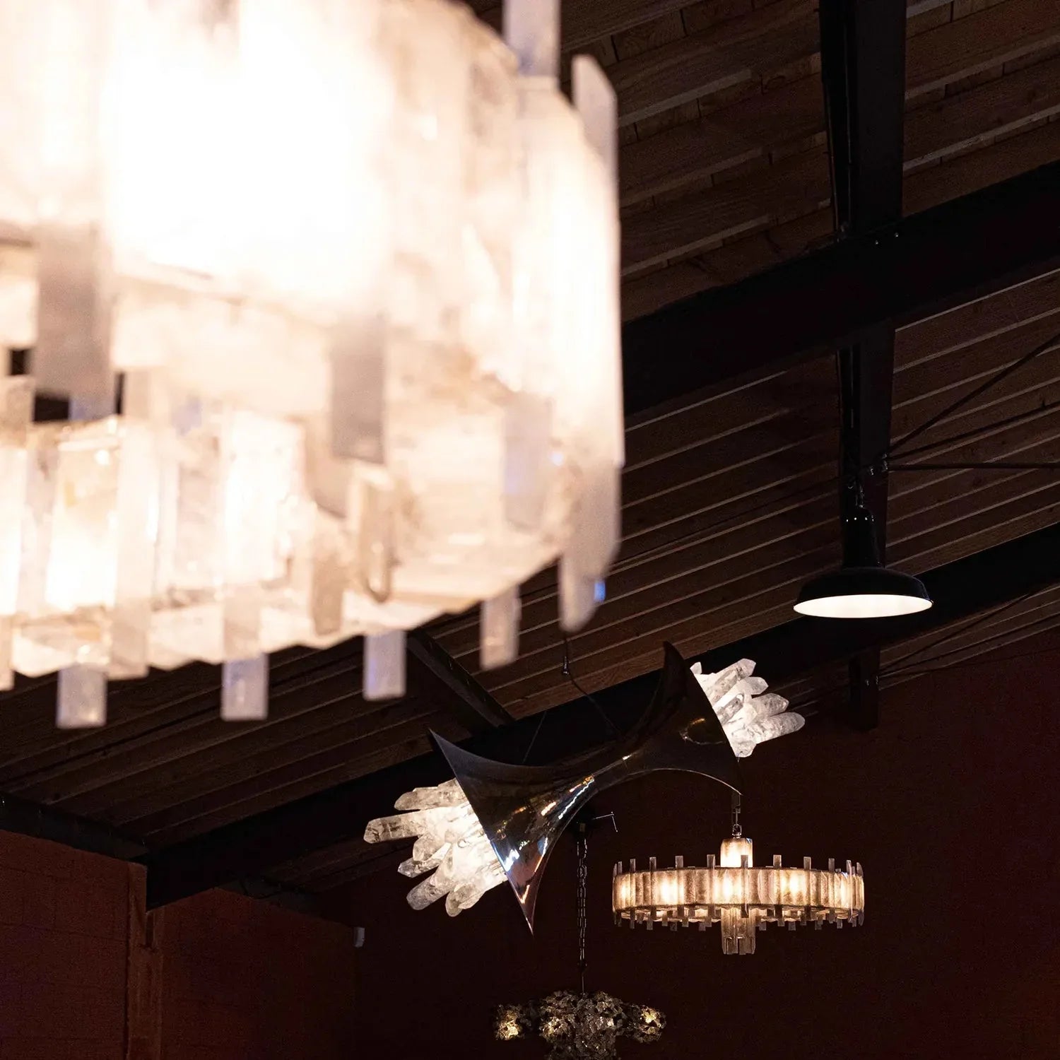 Saturn chandelier - CDR SATURN TRANSPARENT-Briglighting