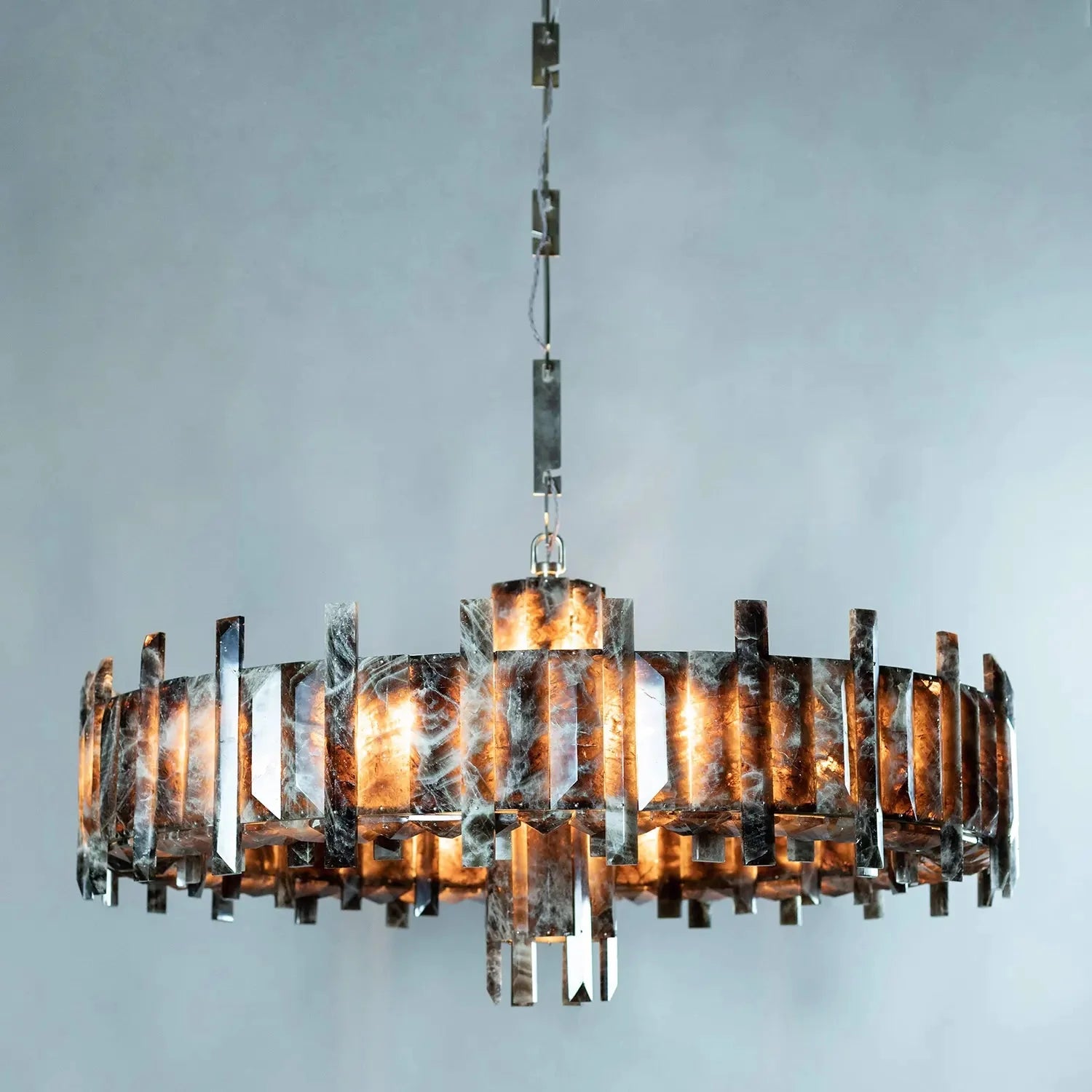 Saturn chandelier - CDR SATURN TRANSPARENT-Briglighting