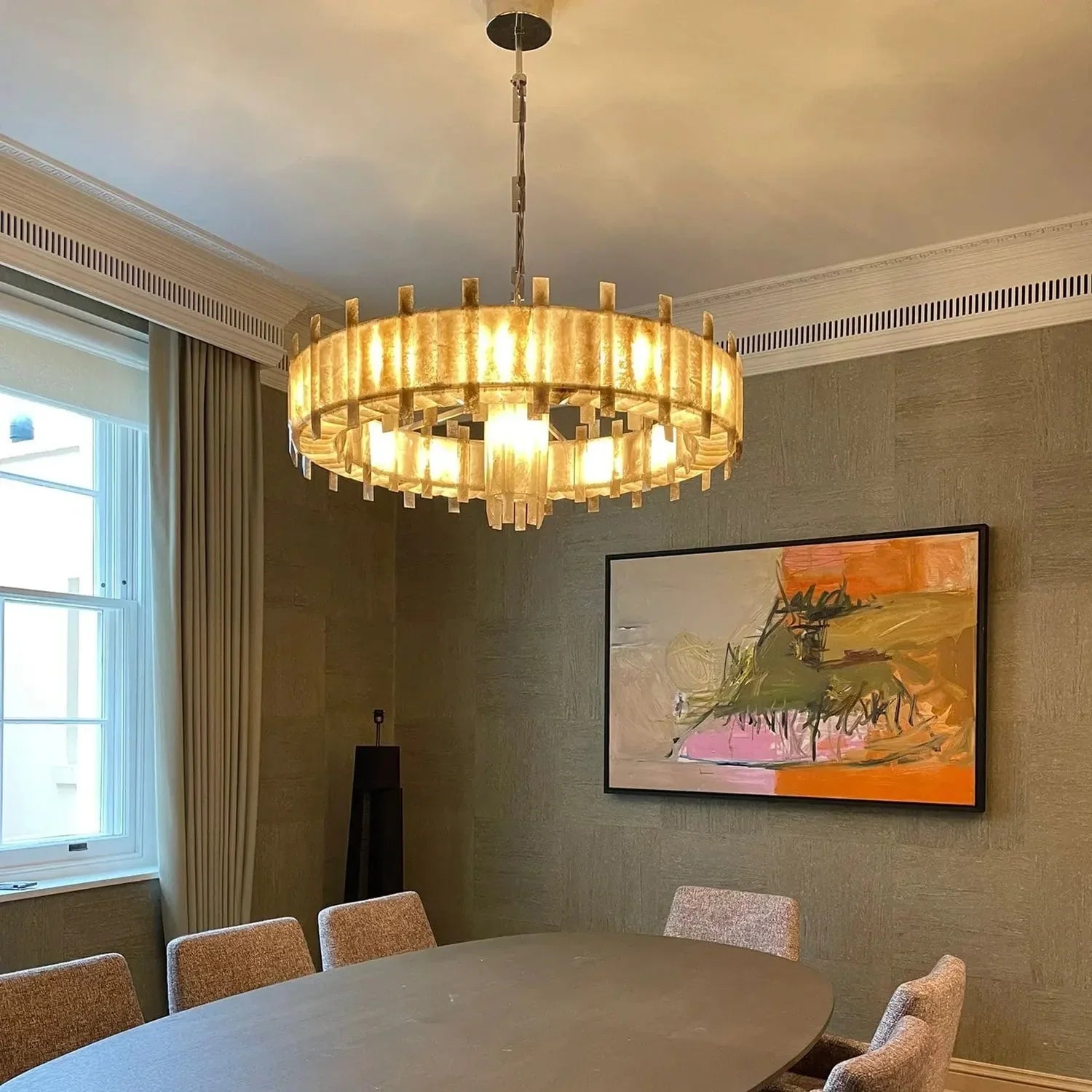 Saturn chandelier - CDR SATURN TRANSPARENT-Briglighting