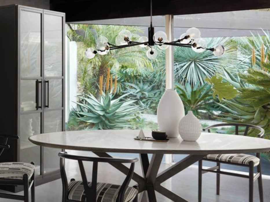 Sera Glass Globe Flushmount-Flushmount-Briglighting