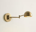 Sherman Metal Swing-Arm Dome Sconce (20")-Briglighting