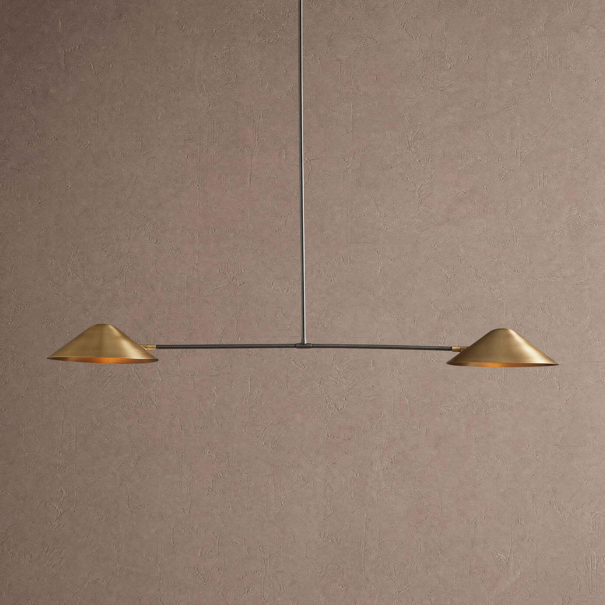 Simms 2-Light Linear Chandelier - Briglighting