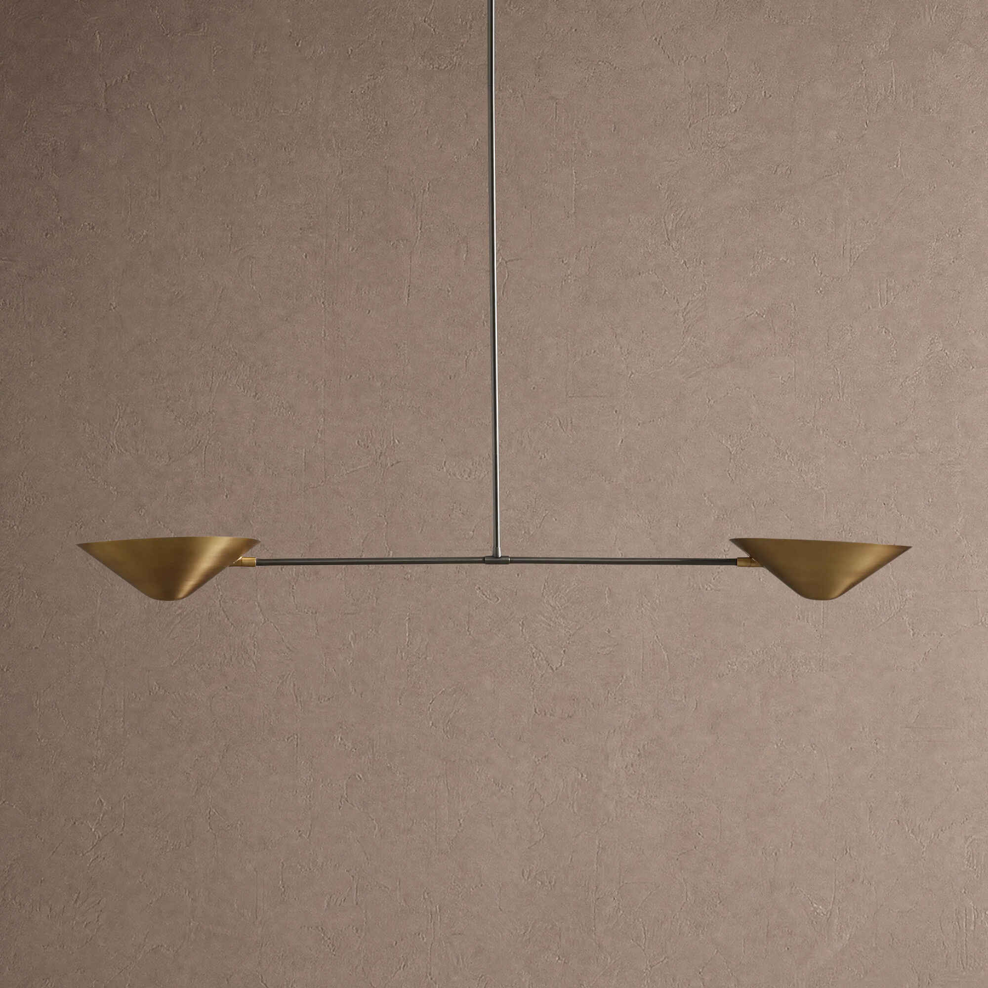 Simms 2-Light Linear Chandelier - Briglighting