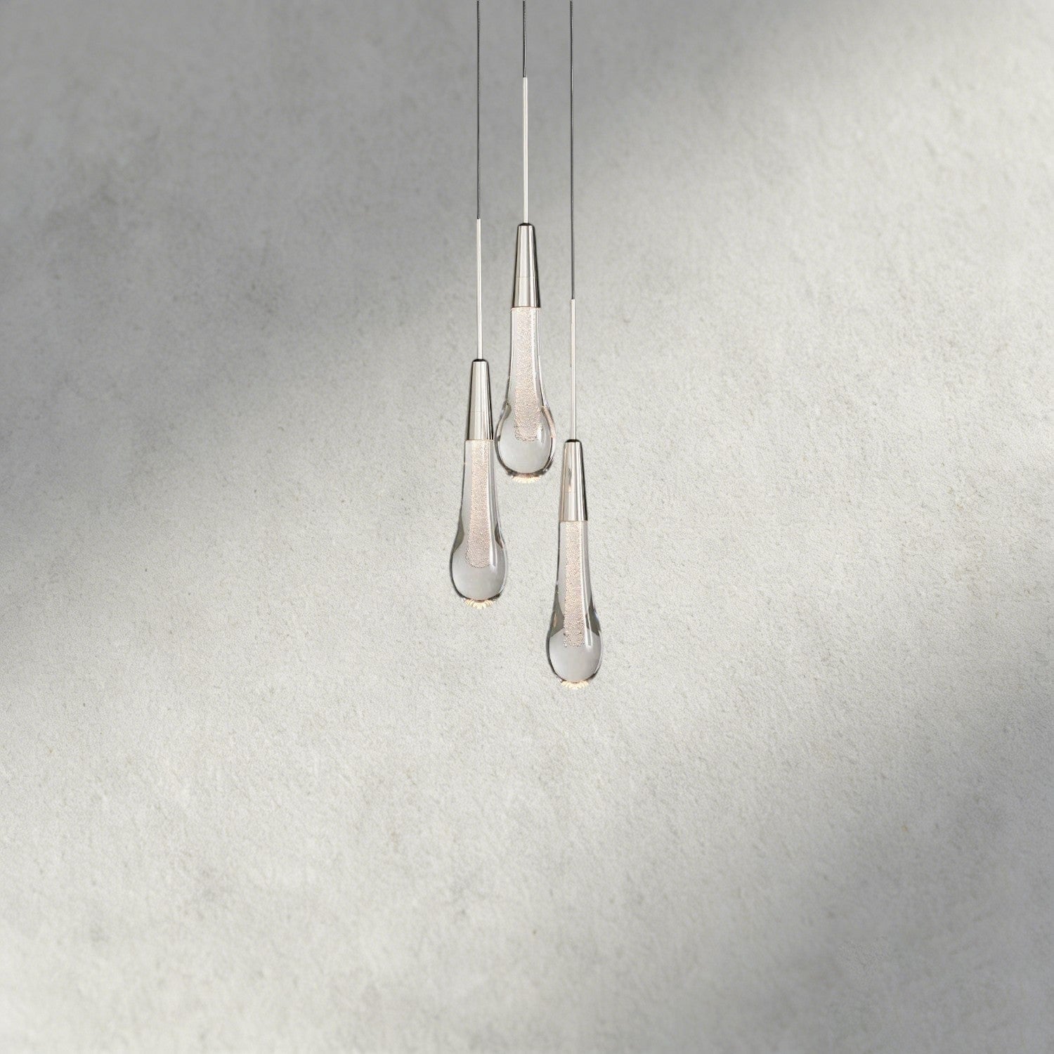 Nickle Soltaire Cluster Pendant