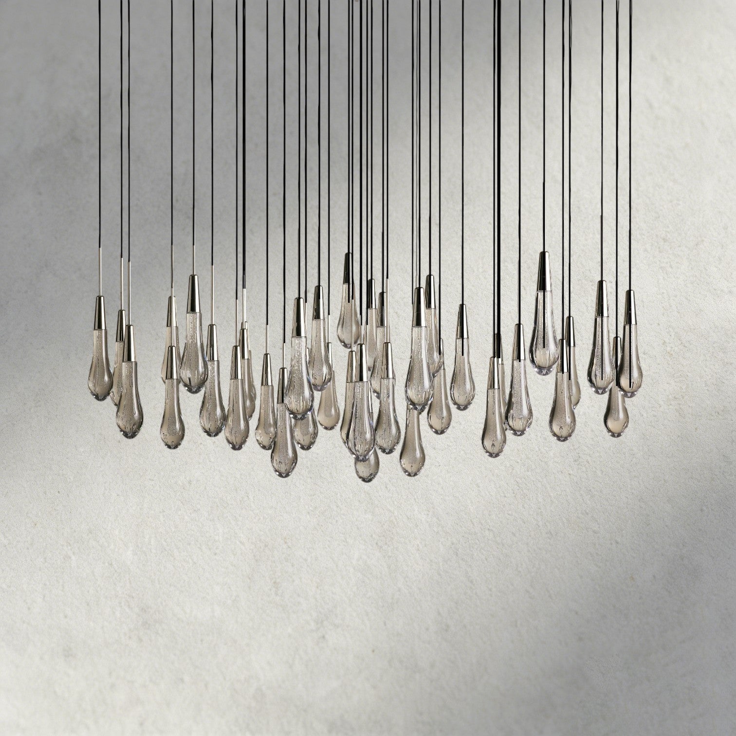 Soltaire Round Chandelier 17", 24", 36", 58"