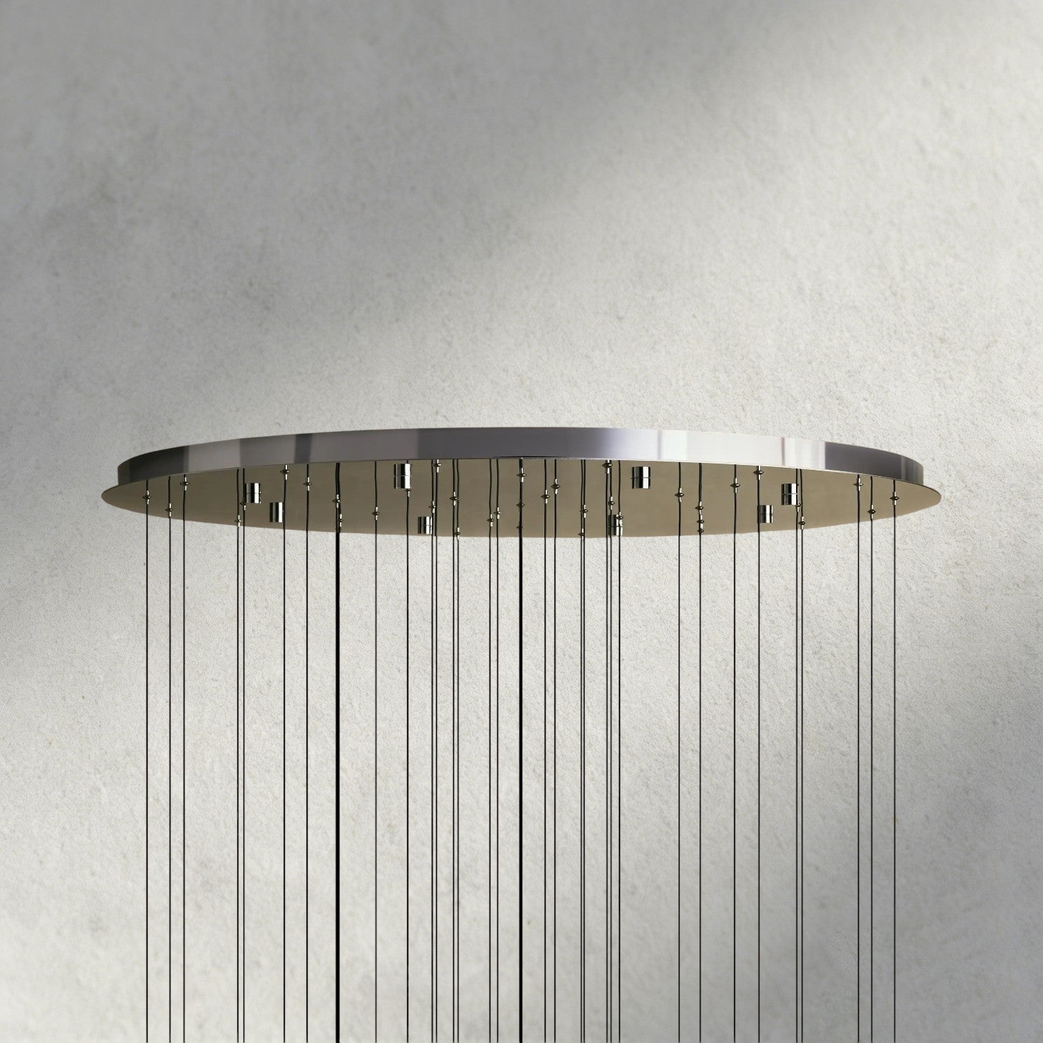 Soltaire Round Chandelier 17", 24", 36", 58"