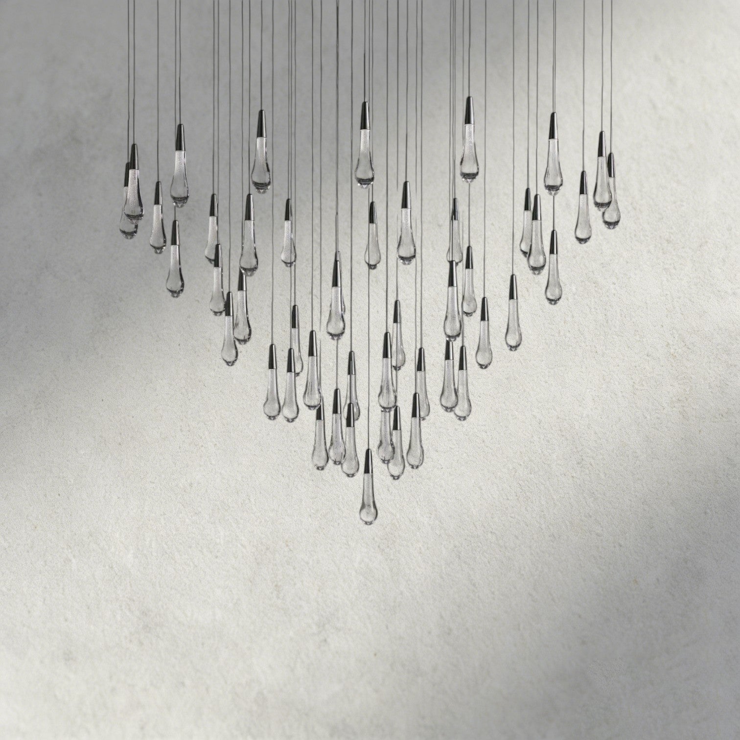 Soltaire Round Chandelier 17", 24", 36", 58"