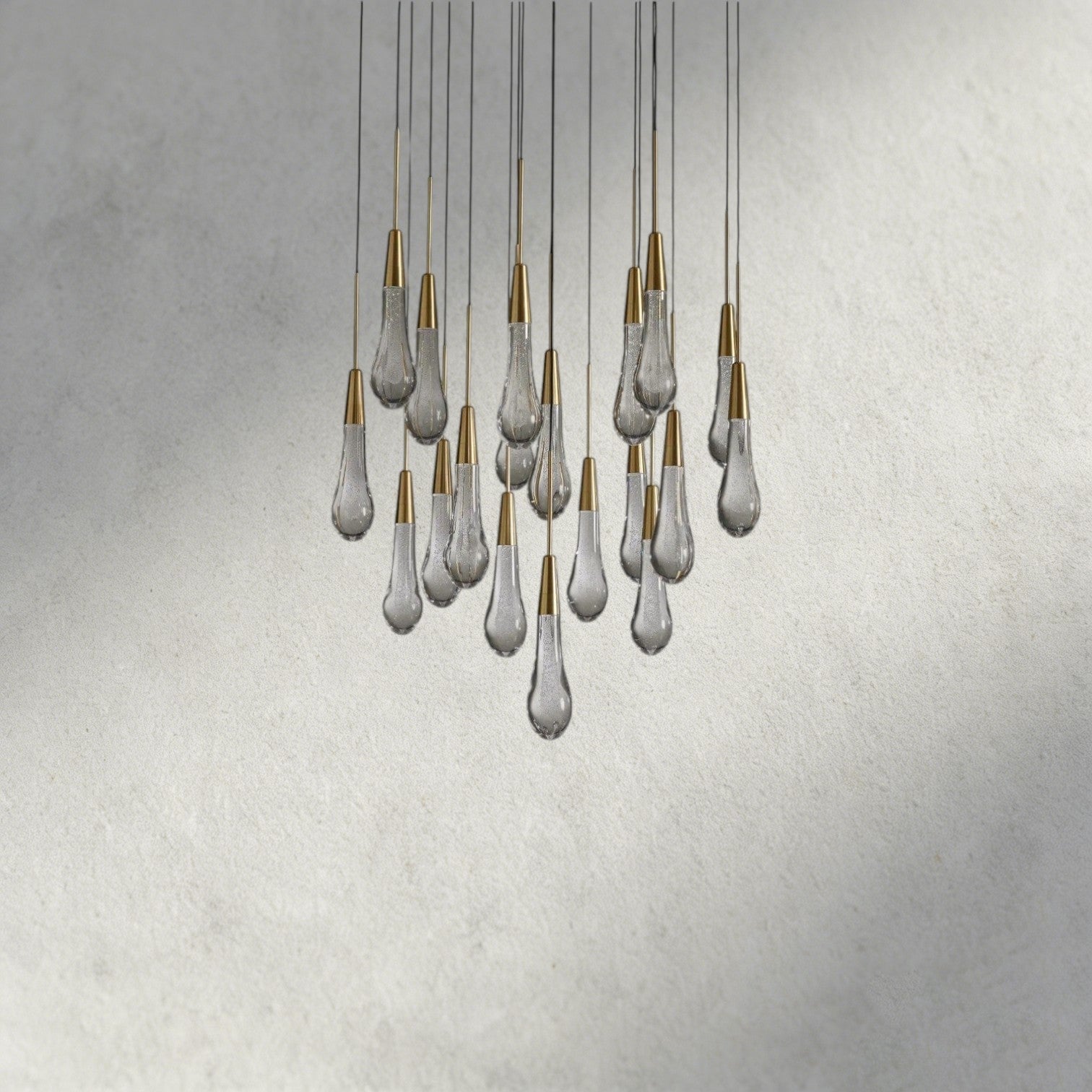 Soltaire Round Chandelier 17", 24", 36", 58"