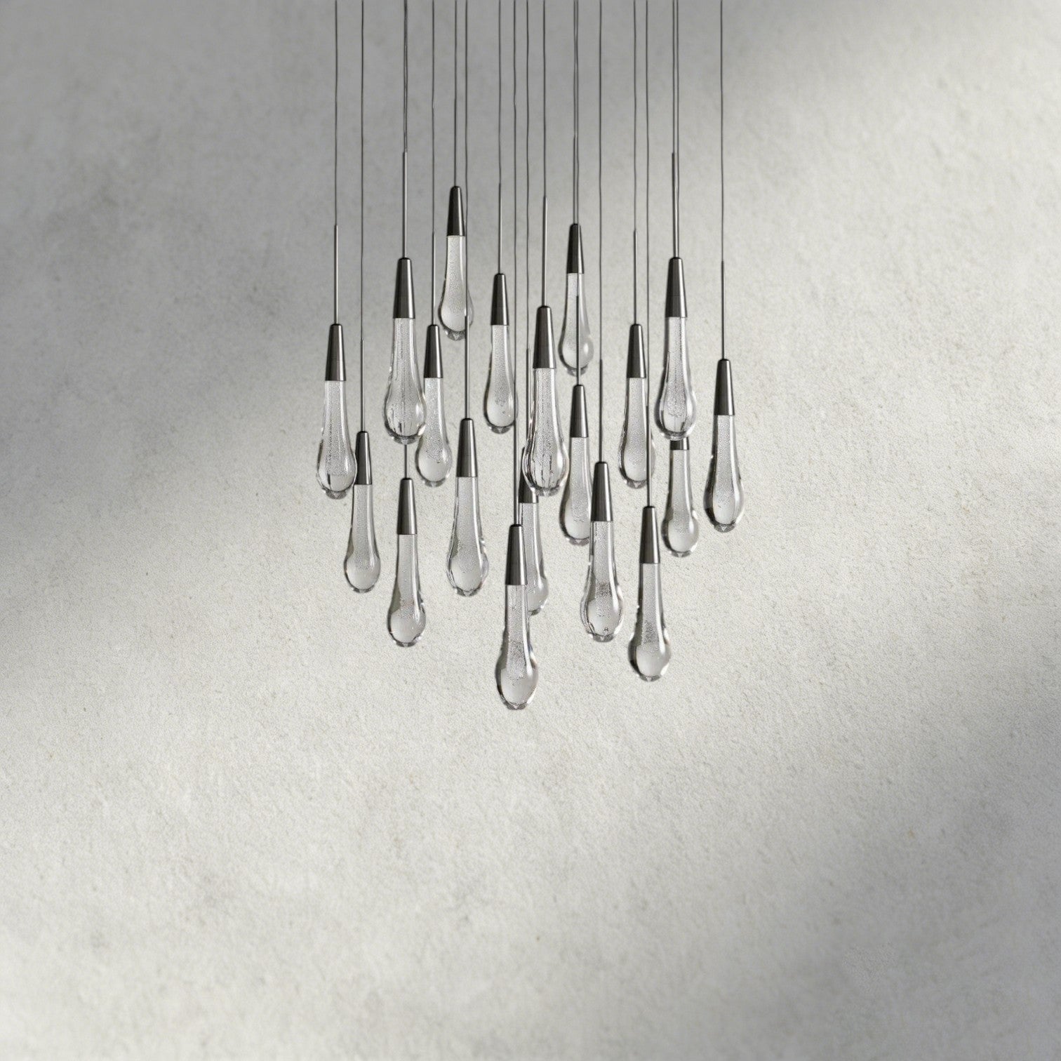 Soltaire Round Chandelier 17", 24", 36", 58"
