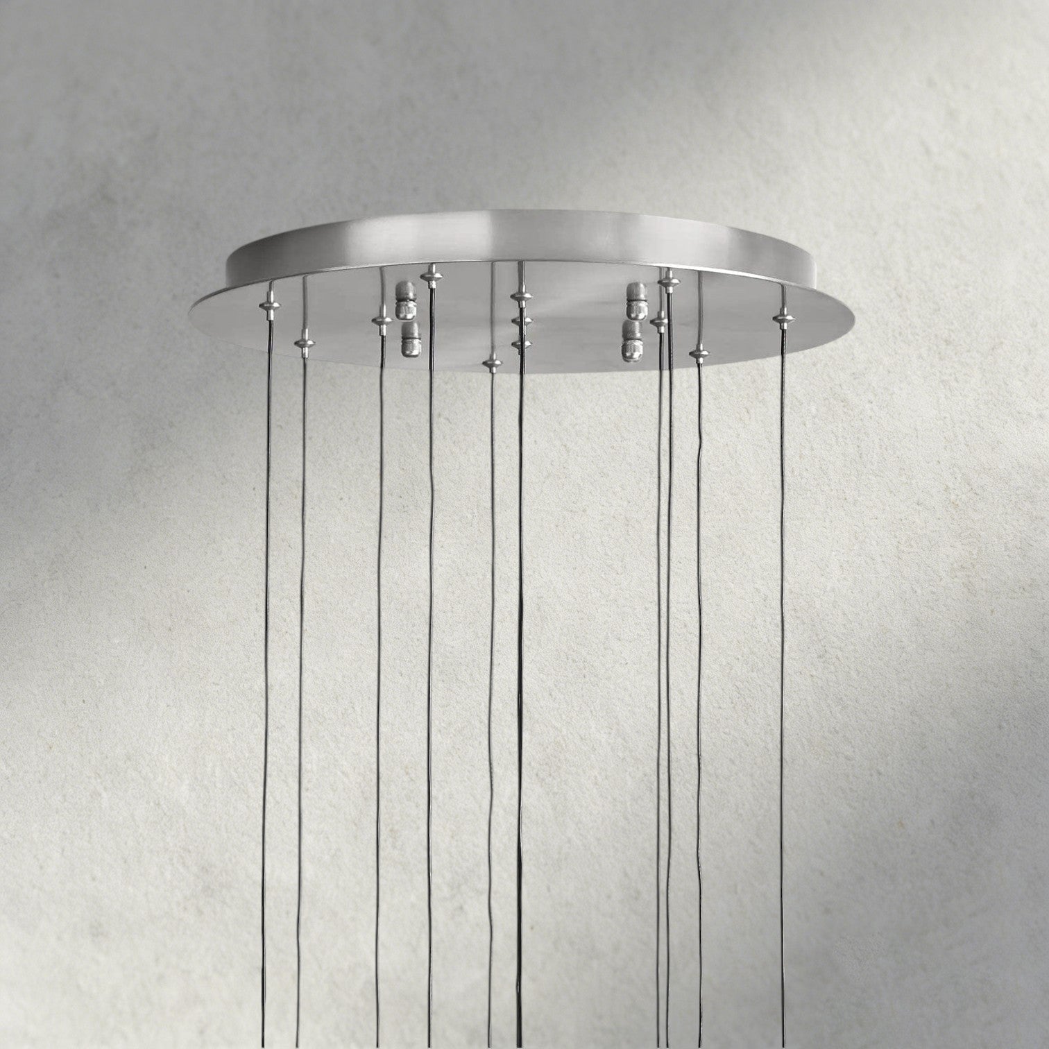Soltaire Round Chandelier 17", 24", 36", 58"