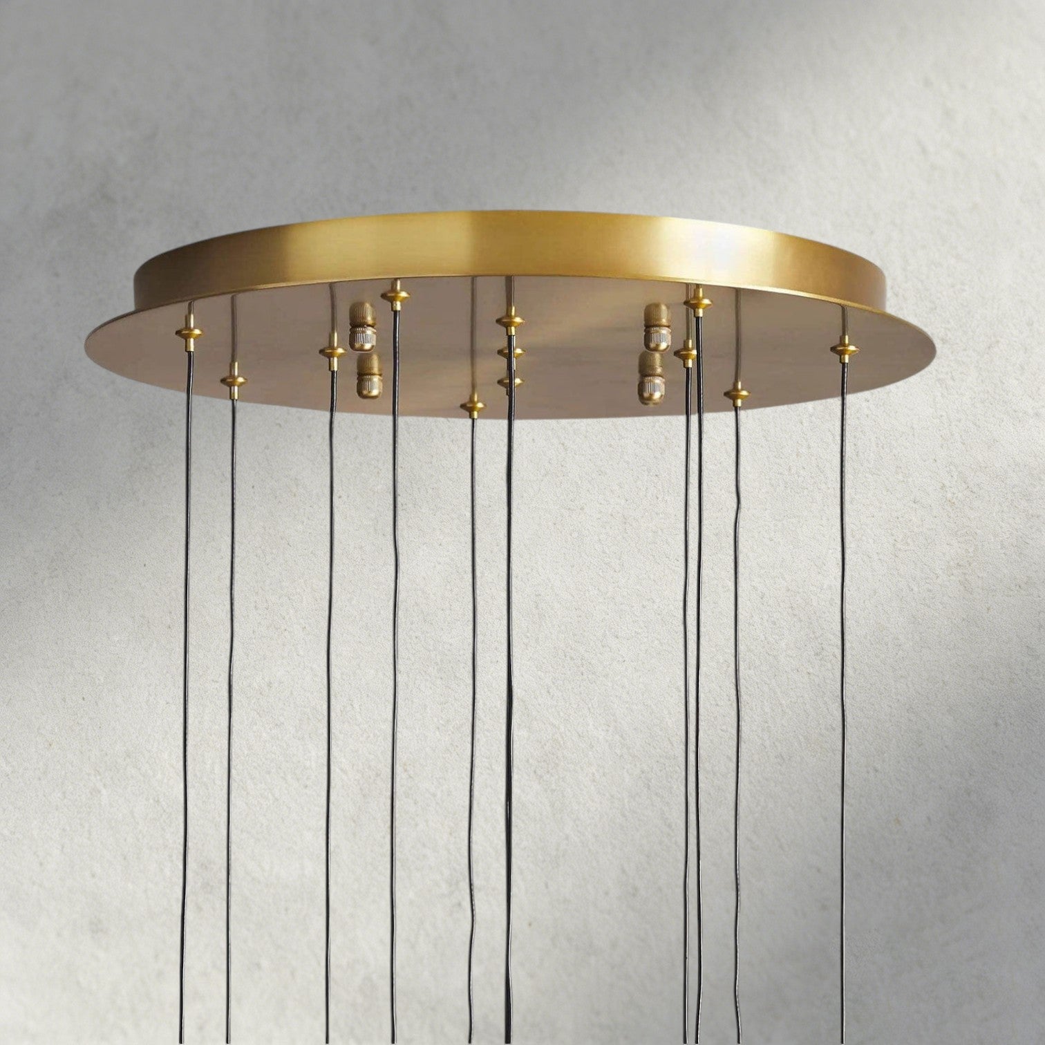 Soltaire Round Chandelier 17", 24", 36", 58"