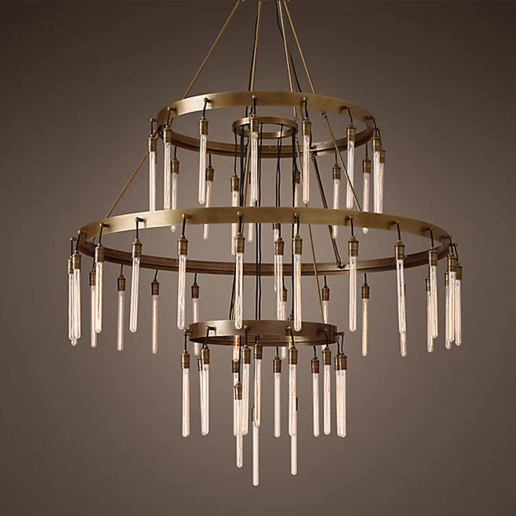Retro-Inspired Metal Pendant Light Chandelier for Living Room/Bedroom/Staircase/Villa-Briglighting