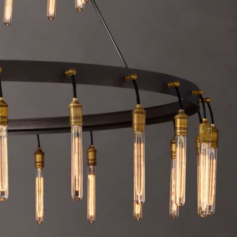 Retro-Inspired Metal Pendant Light Chandelier for Living Room/Bedroom/Staircase/Villa-Briglighting