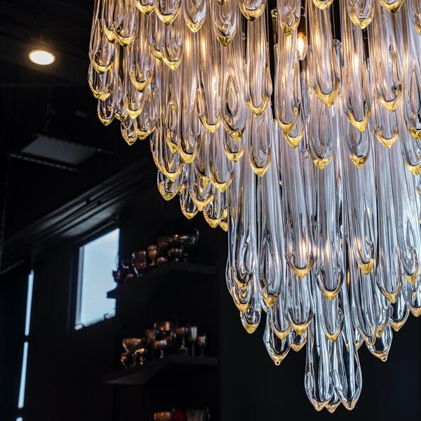 Tiffany Round Flushmount Pendant-Chandelier-Briglighting