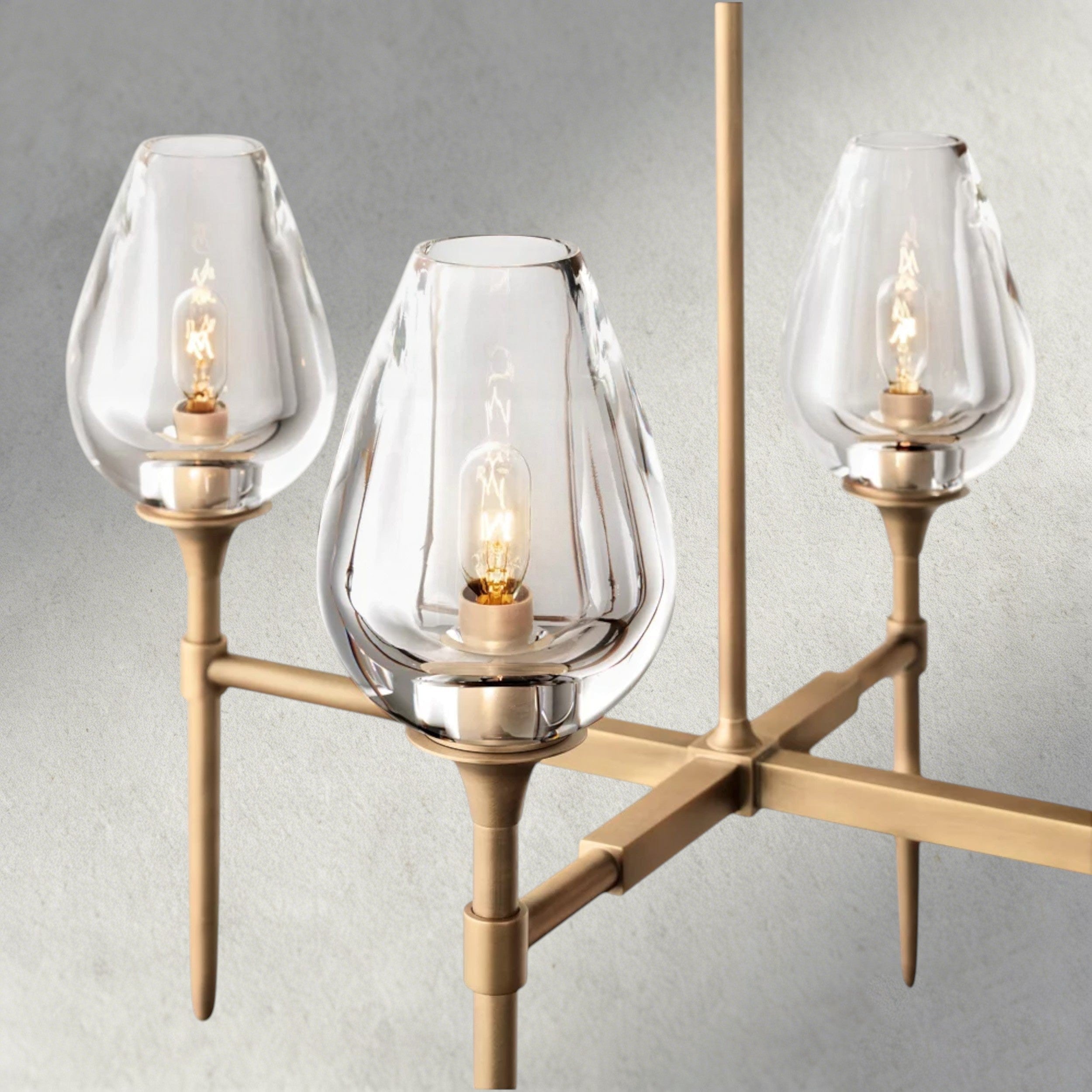 Tulip Linear Chandelier 52", 65"-chandelier-Briglighting