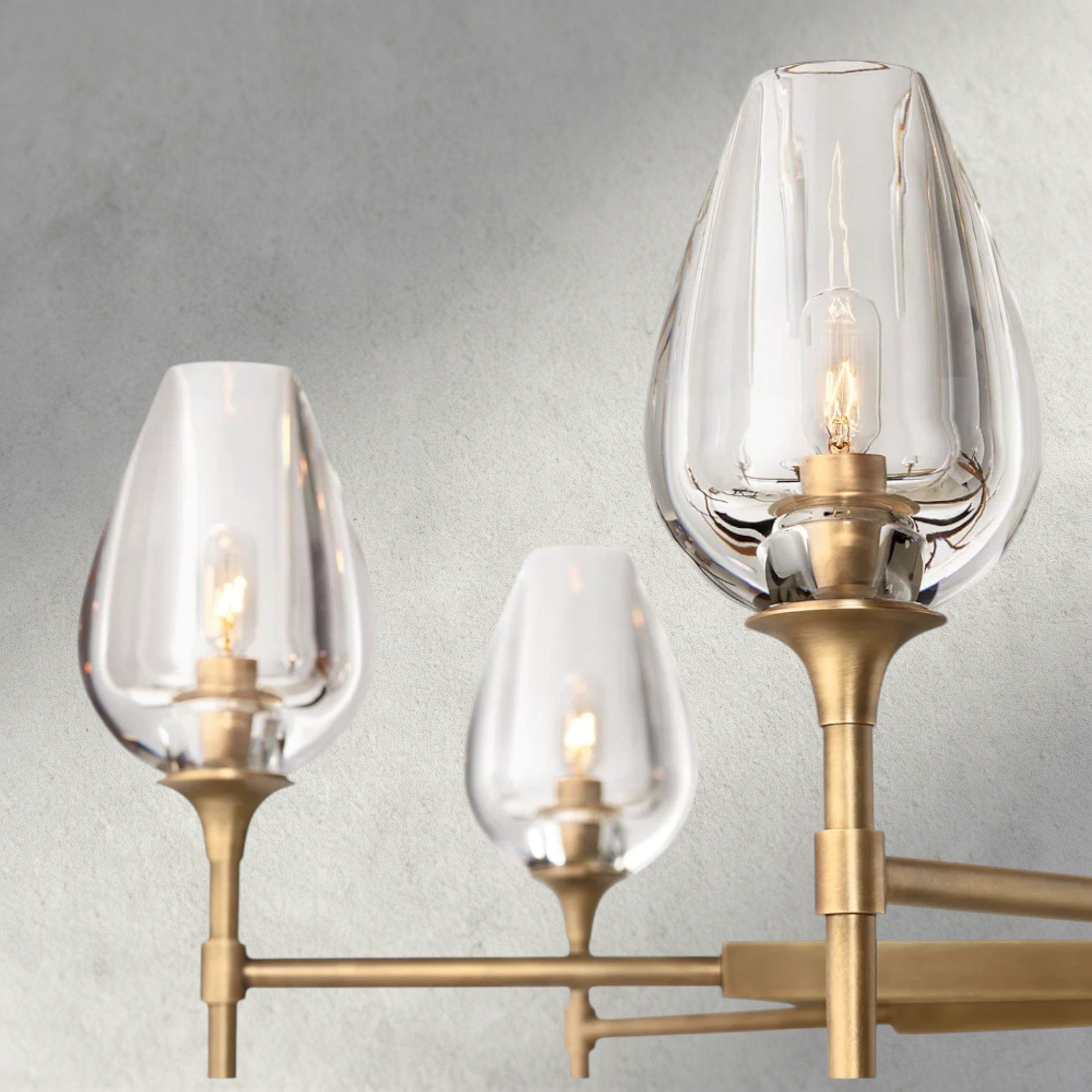 TULIP ROUND CHANDELIER 27", 42", 54"-chandelier-Briglighting