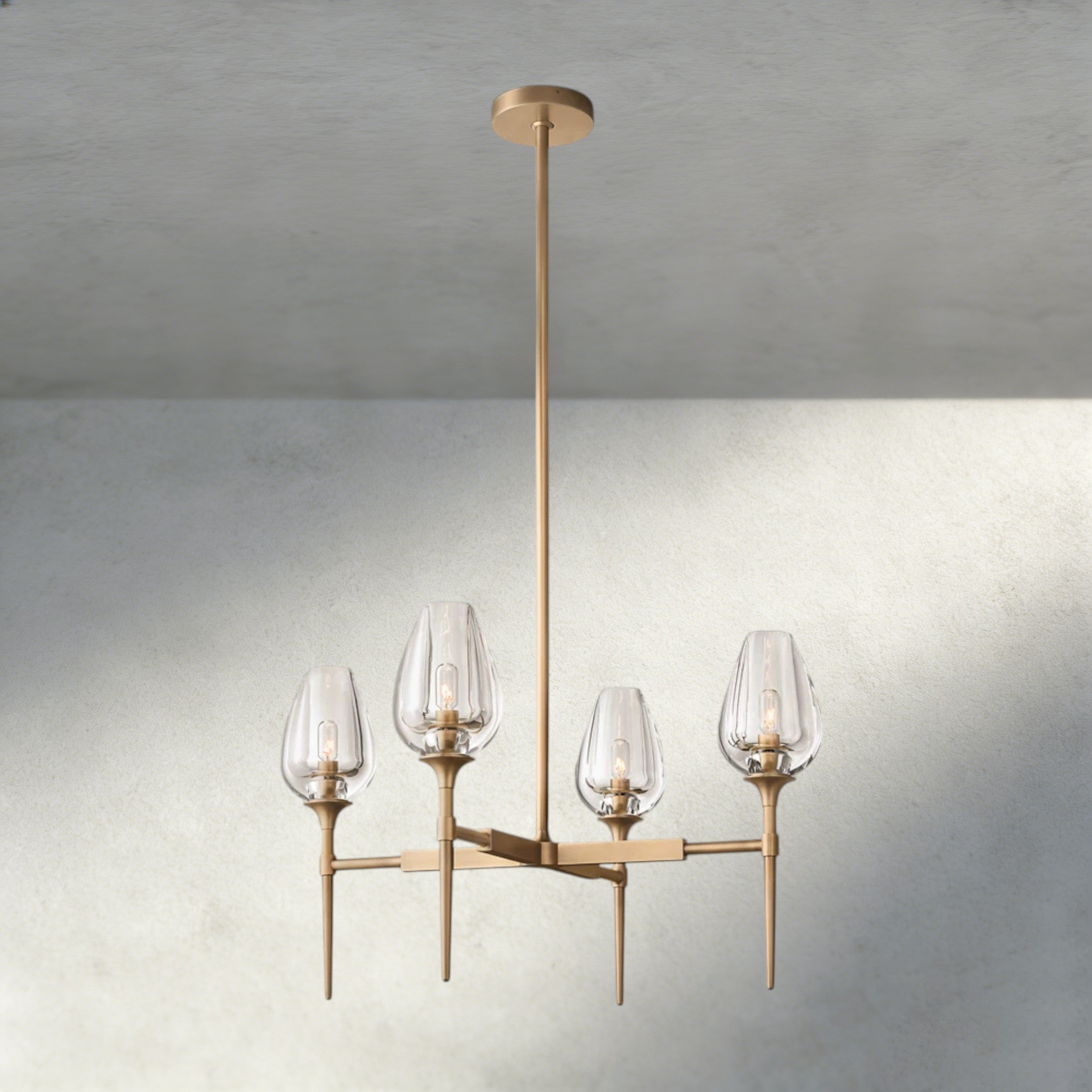 TULIP ROUND CHANDELIER 27", 42", 54"-chandelier-Briglighting